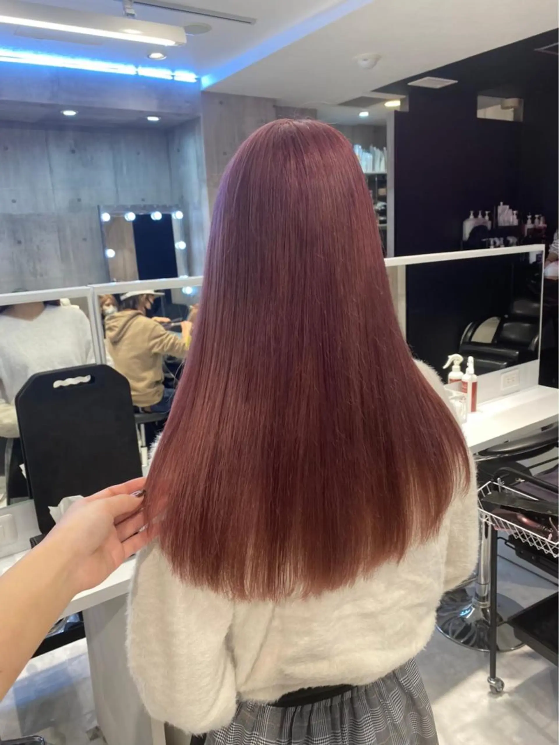 ロング ハイトーン×エクステ 💞くるみのヘアスタイル