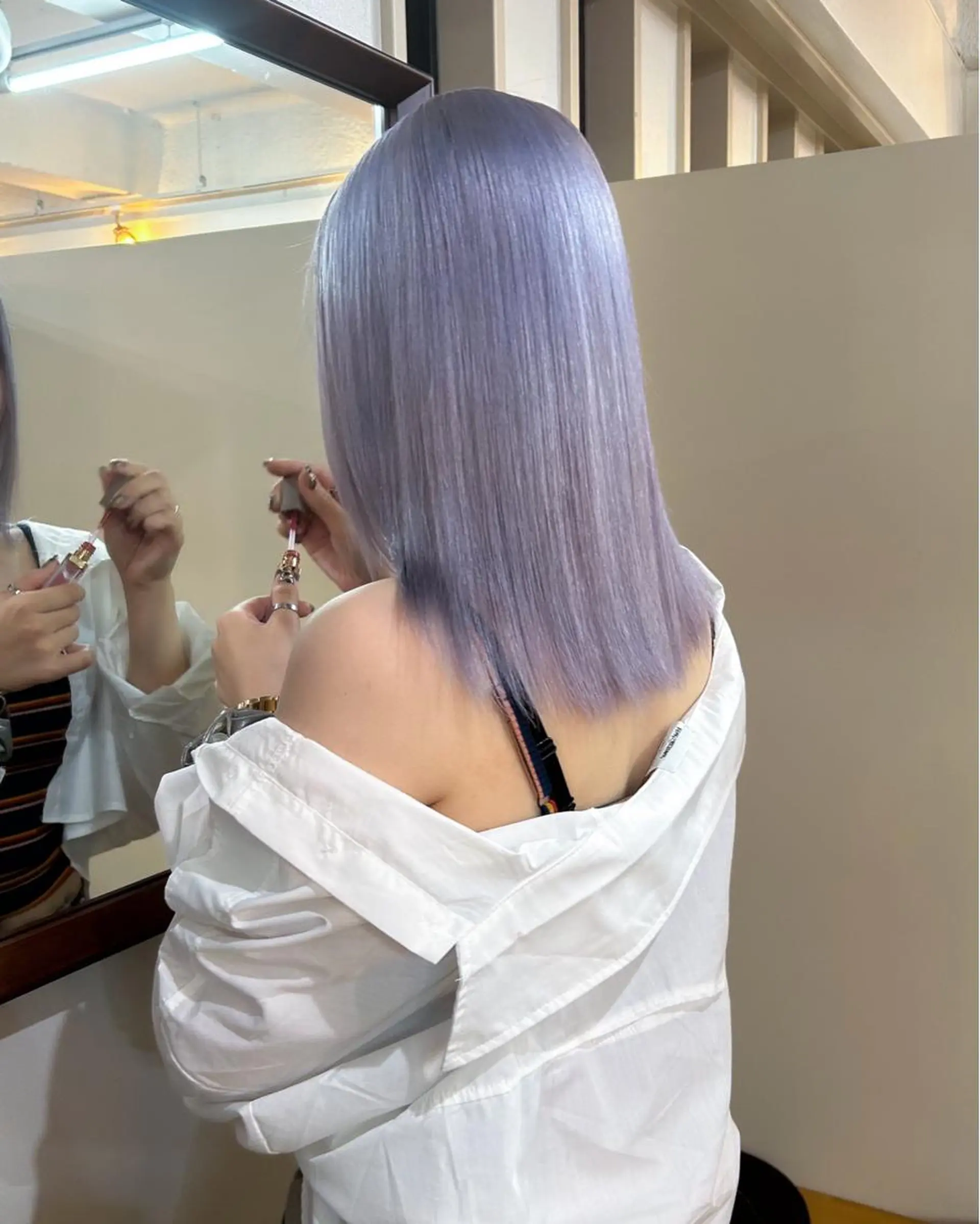 ミディアム カラー メンズカットモデル 募集⭐️NAZUNAのヘアスタイル