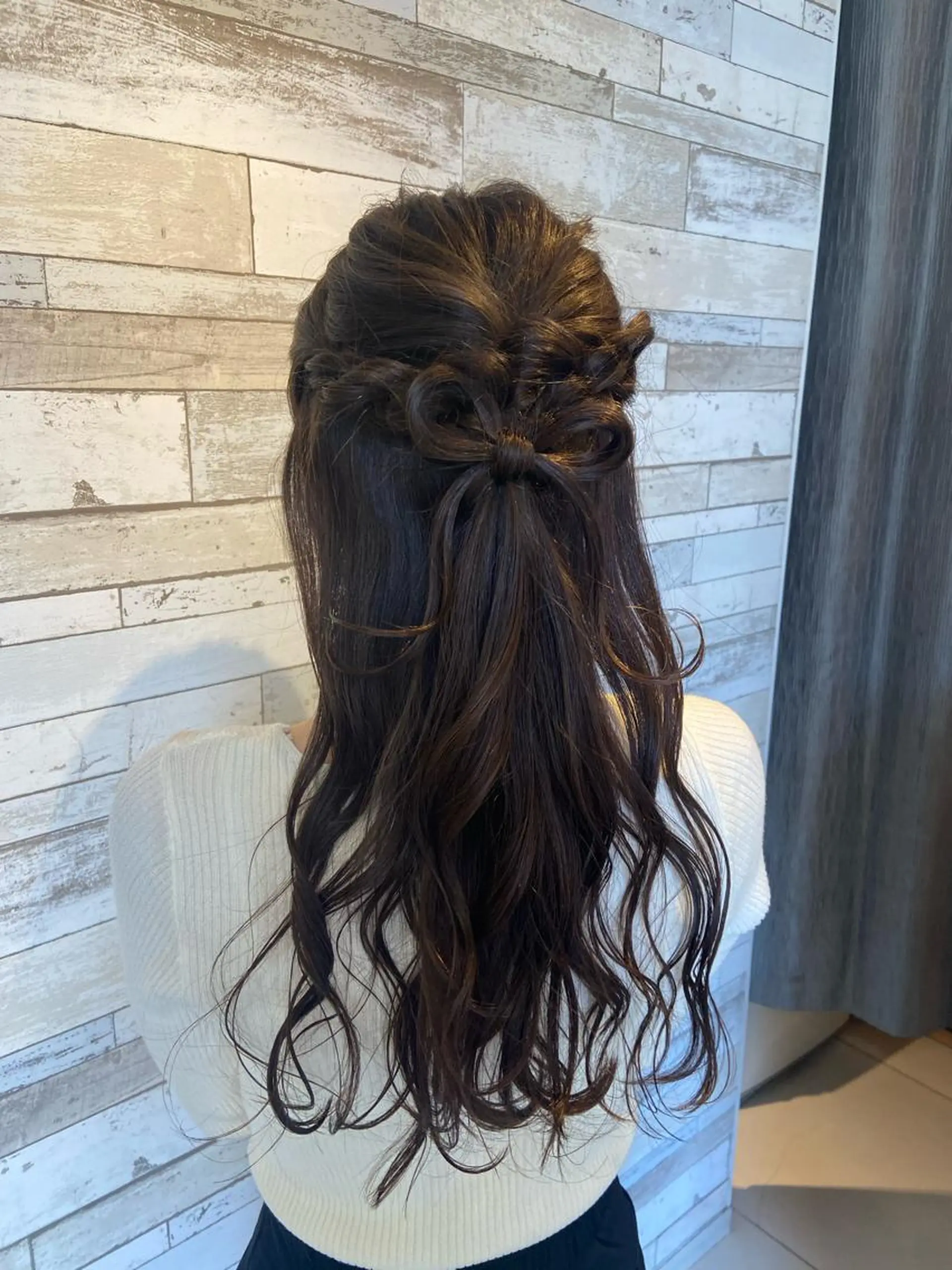 ロング ヘアアレンジ ヘアセット ボブカット/アレンジ /さきのヘアスタイル