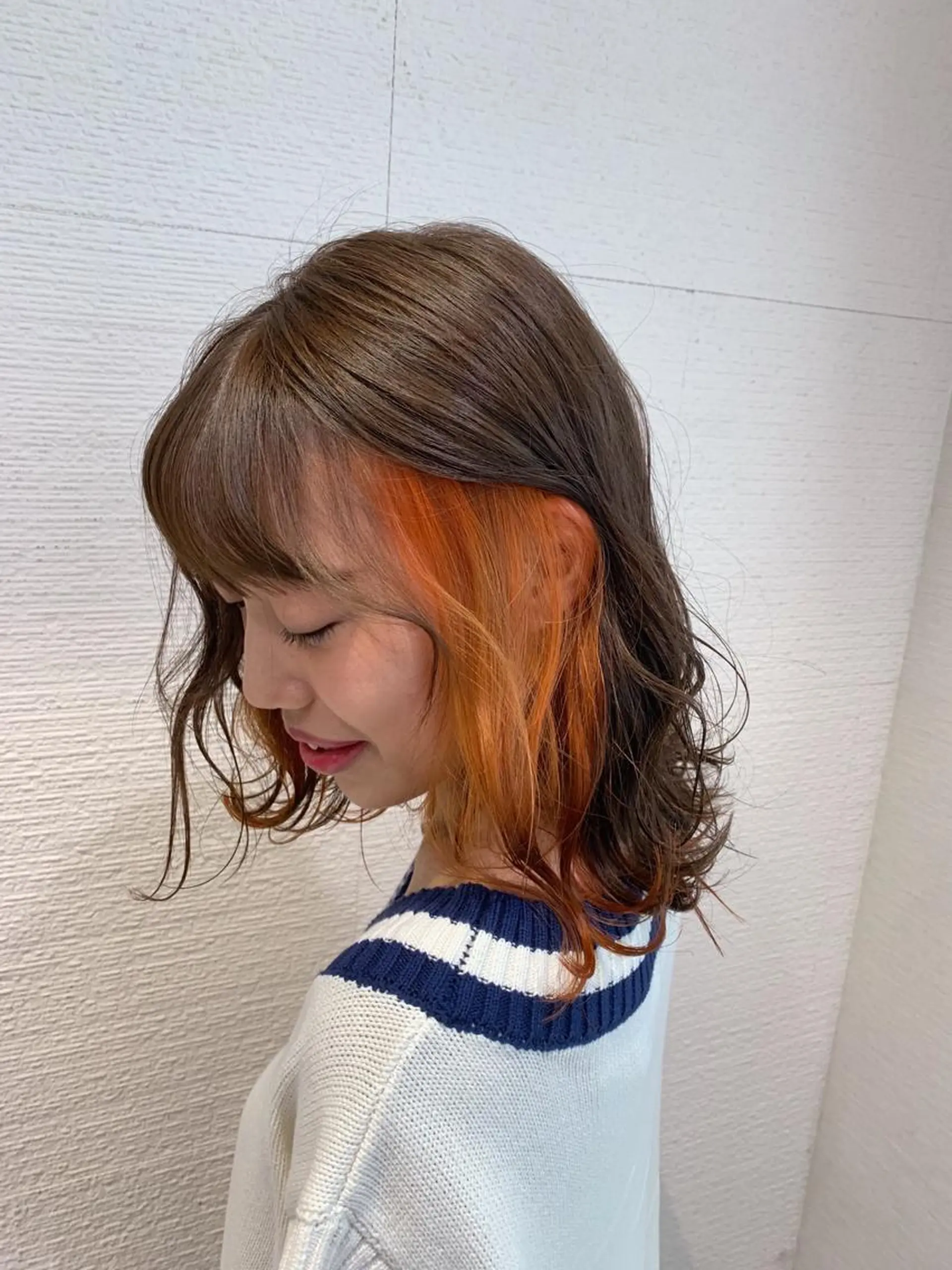 カラー 顔周り🇰🇷韓国 レイヤー/いづみ💞のヘアスタイル