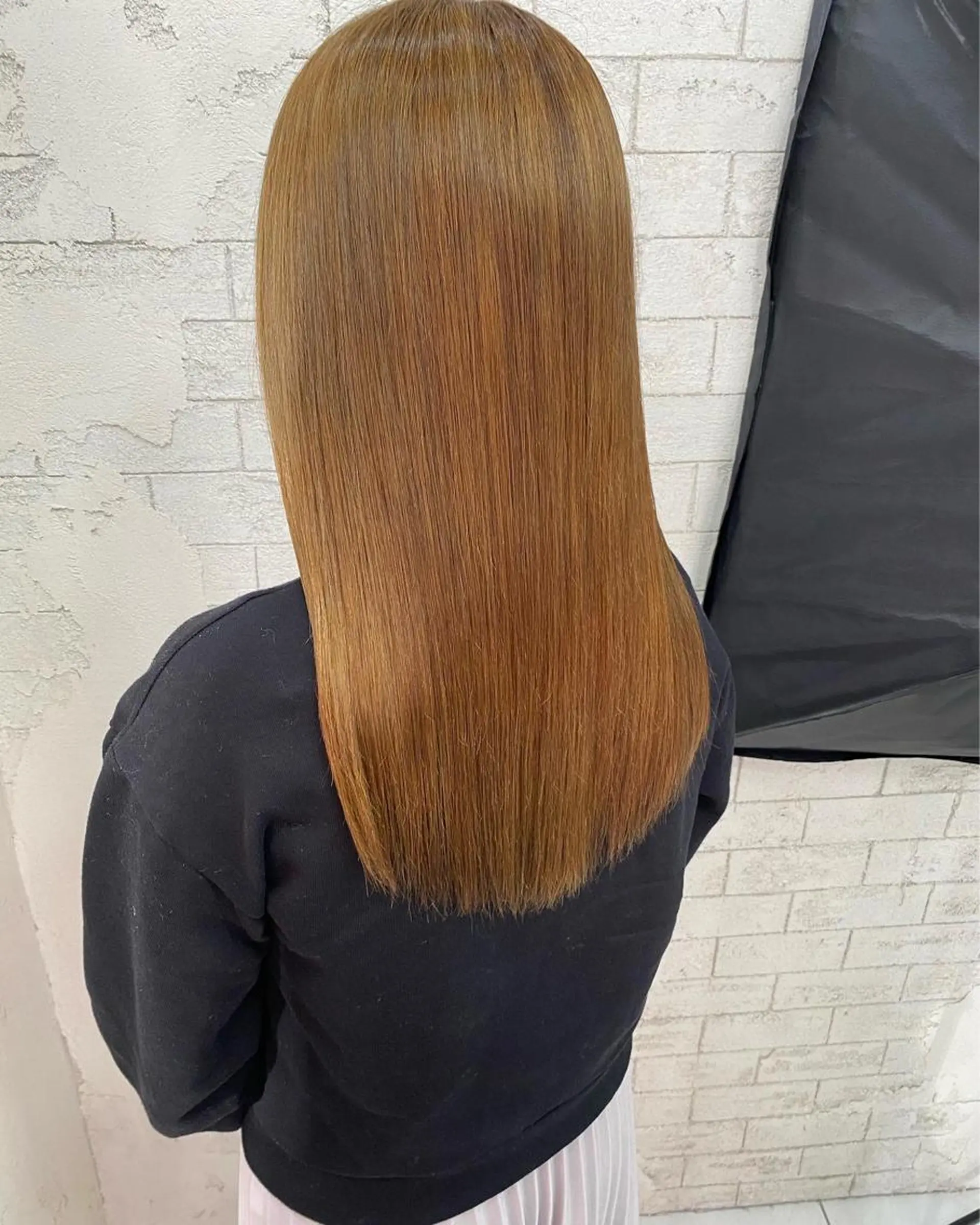 ロング カラー ベージュカラー ホワイト/店長/カラ ー講師/錦糸町/岩崎のヘアスタイル