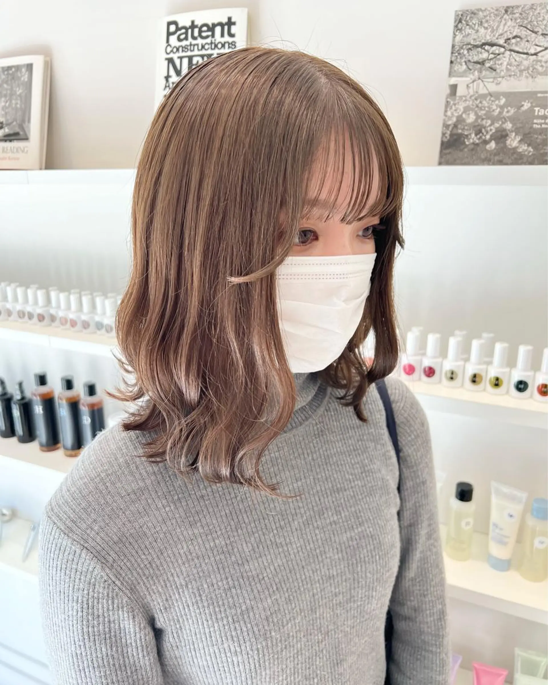 ミディアム カラー Parve  Mix /板野妃莉のヘアスタイル