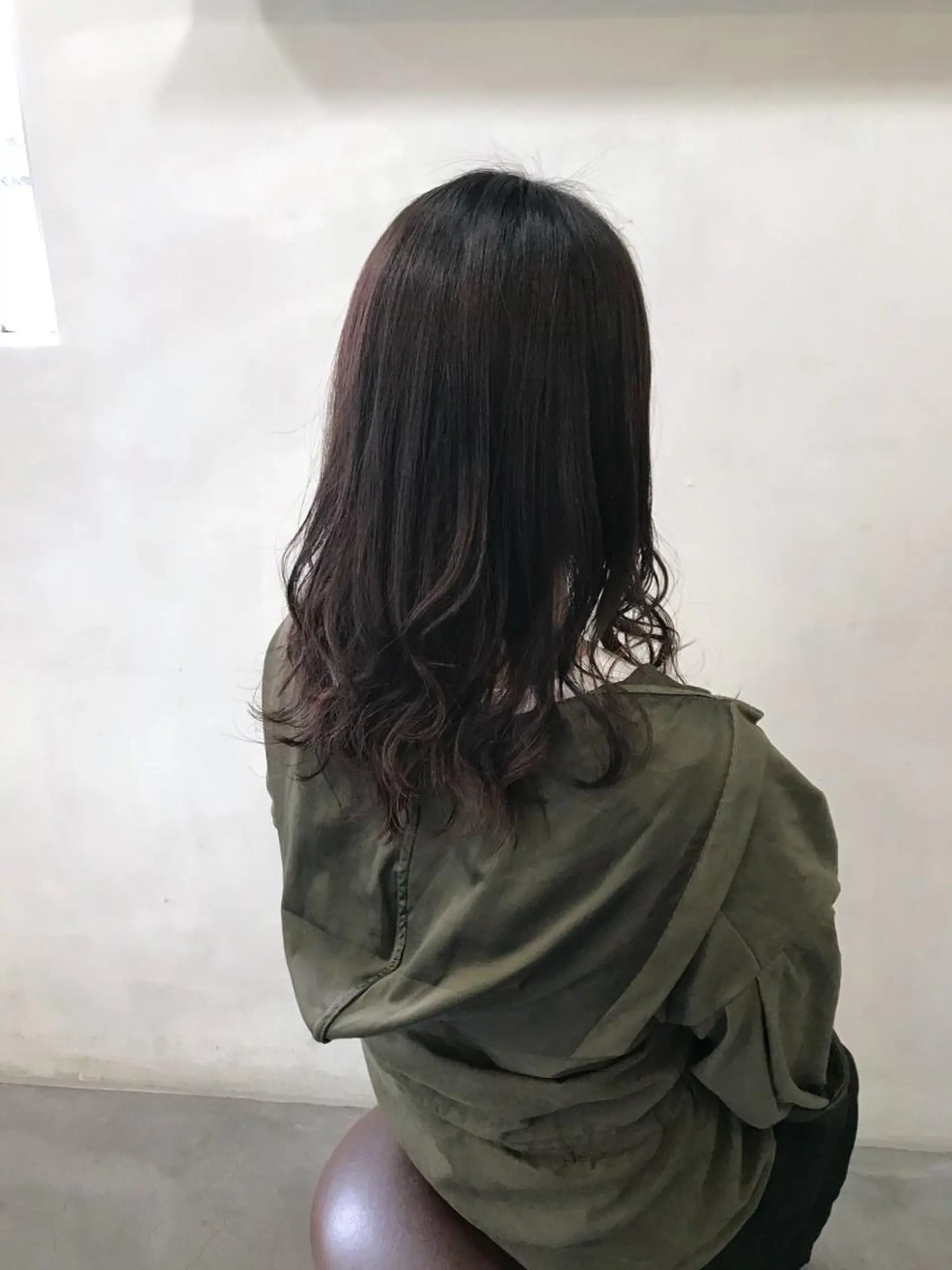 セミロング カット ヘアカラー パーマ 山中 大輝のヘアスタイル