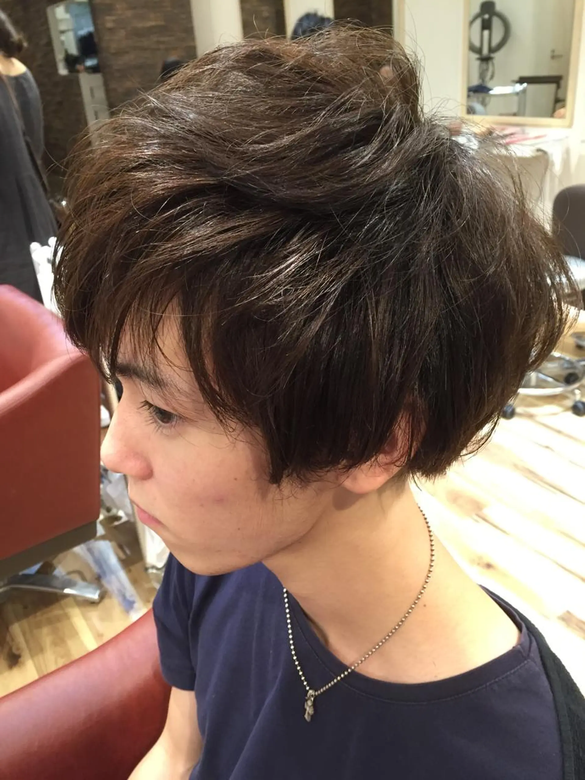 ショート メンズ アッシュ IVY hairdesign所属・⚪︎ YUNAのヘアスタイル