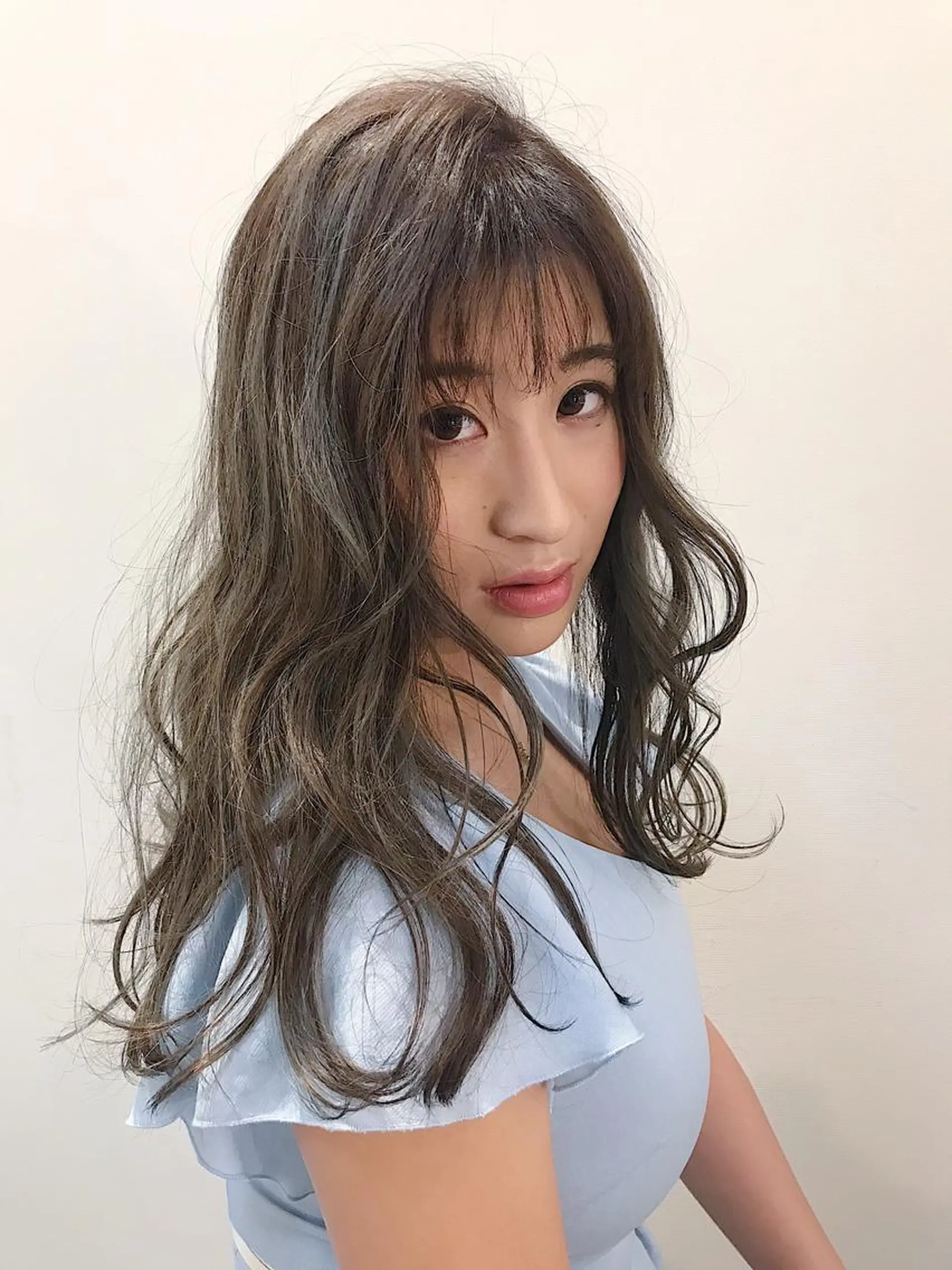 ロング カラー レイヤーカット/艶髪 🎀笠原 優花🎀のヘアスタイル