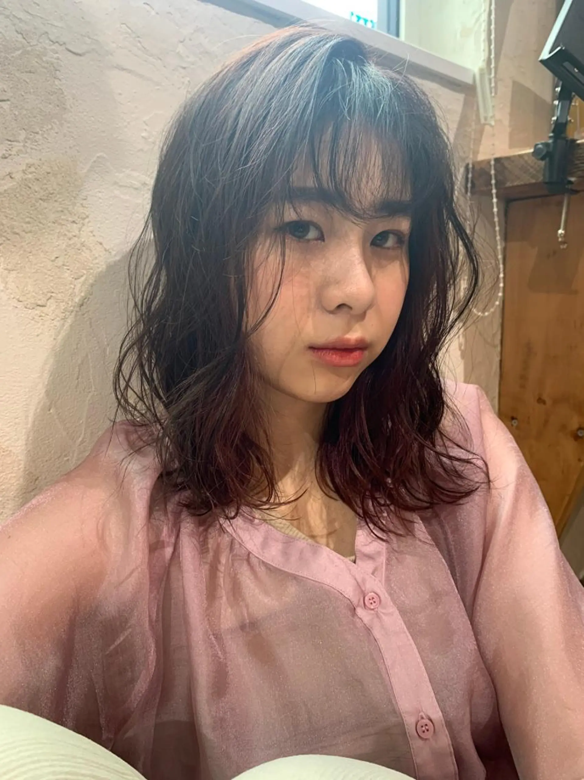 ミディアム ヘアカラー トリートメント ヘッドスパ 高橋 誉幸のヘアスタイル