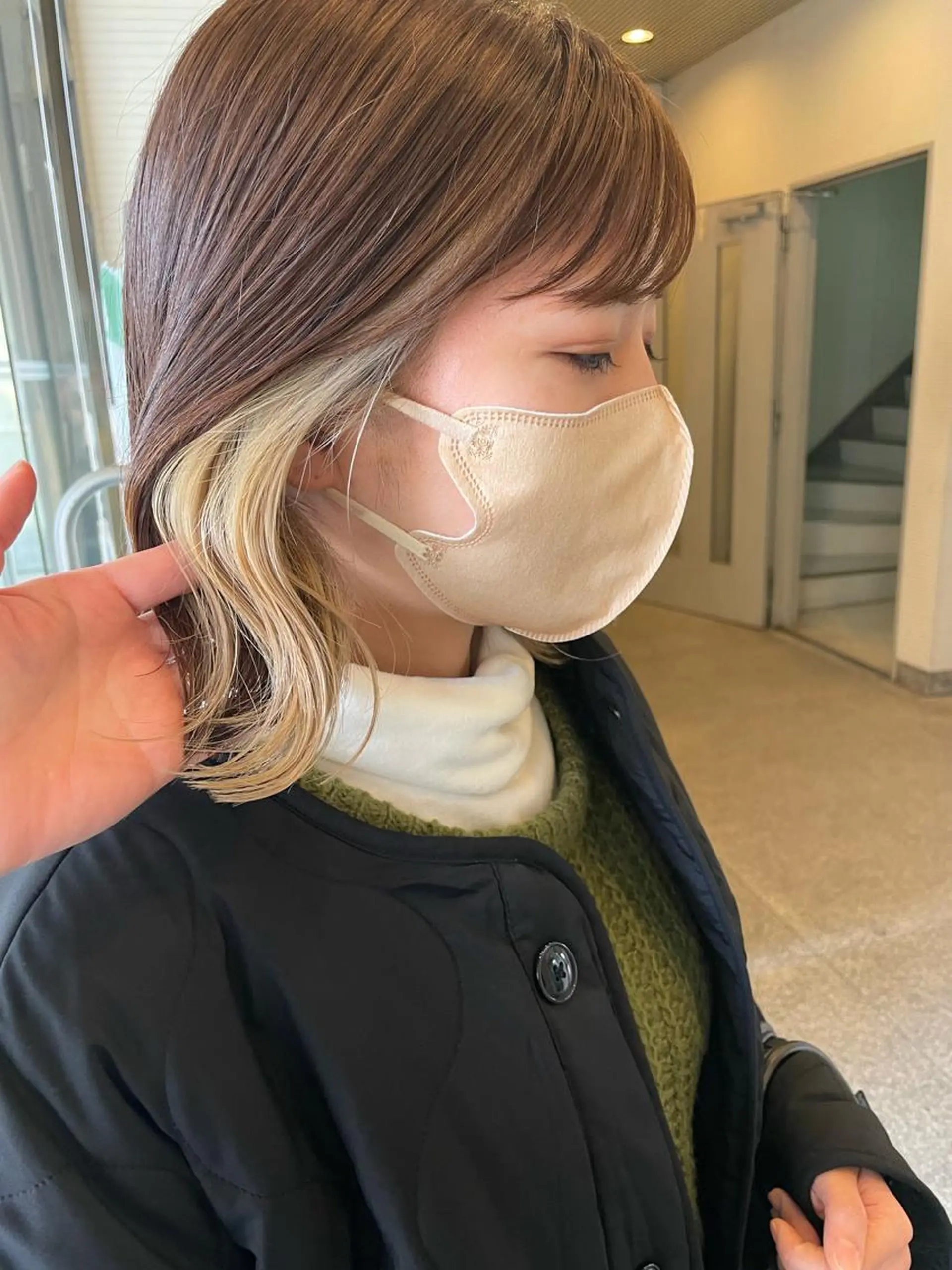 ミディアム カラー 天王寺/阿倍野 tocca rieのヘアスタイル