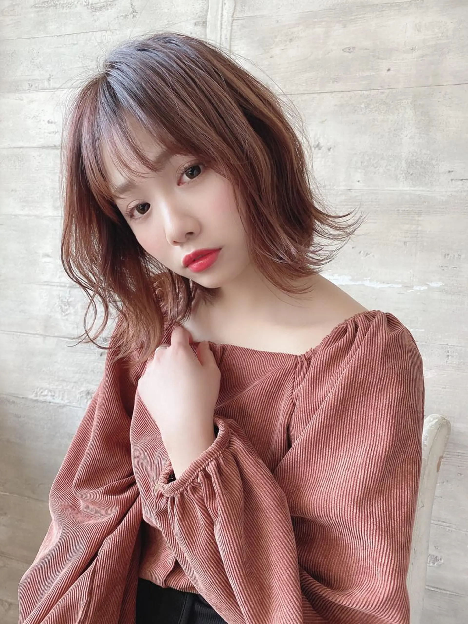 ミディアム ボブ KAMIGAMI所属・KAMIGAMI SAKAEのヘアスタイル