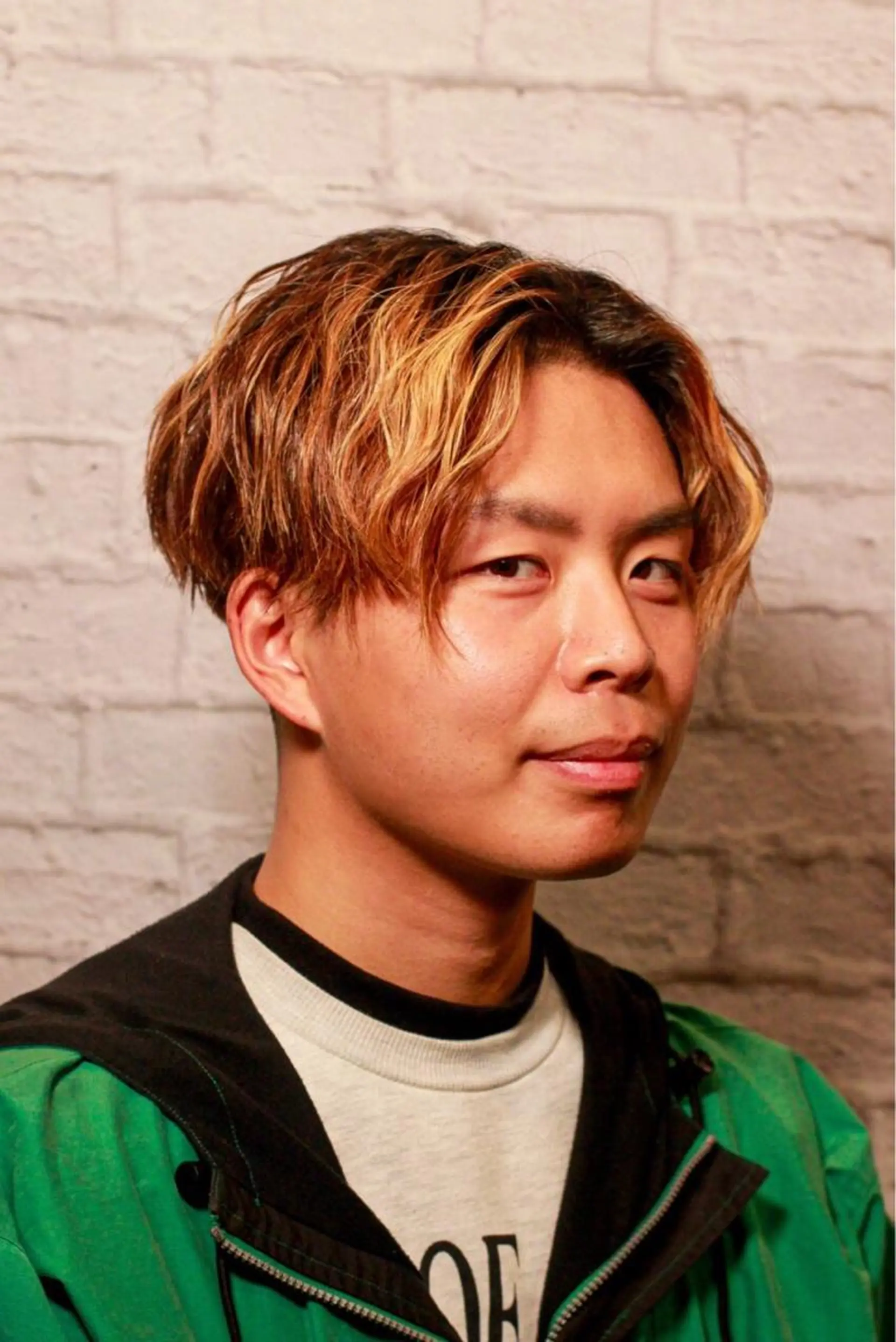 ミディアム ヘアアレンジ メンズ カット ヘアカラー 銀座マツナガ新宿野村ビル店所属・女性理容師 佐藤優菜のヘアスタイル