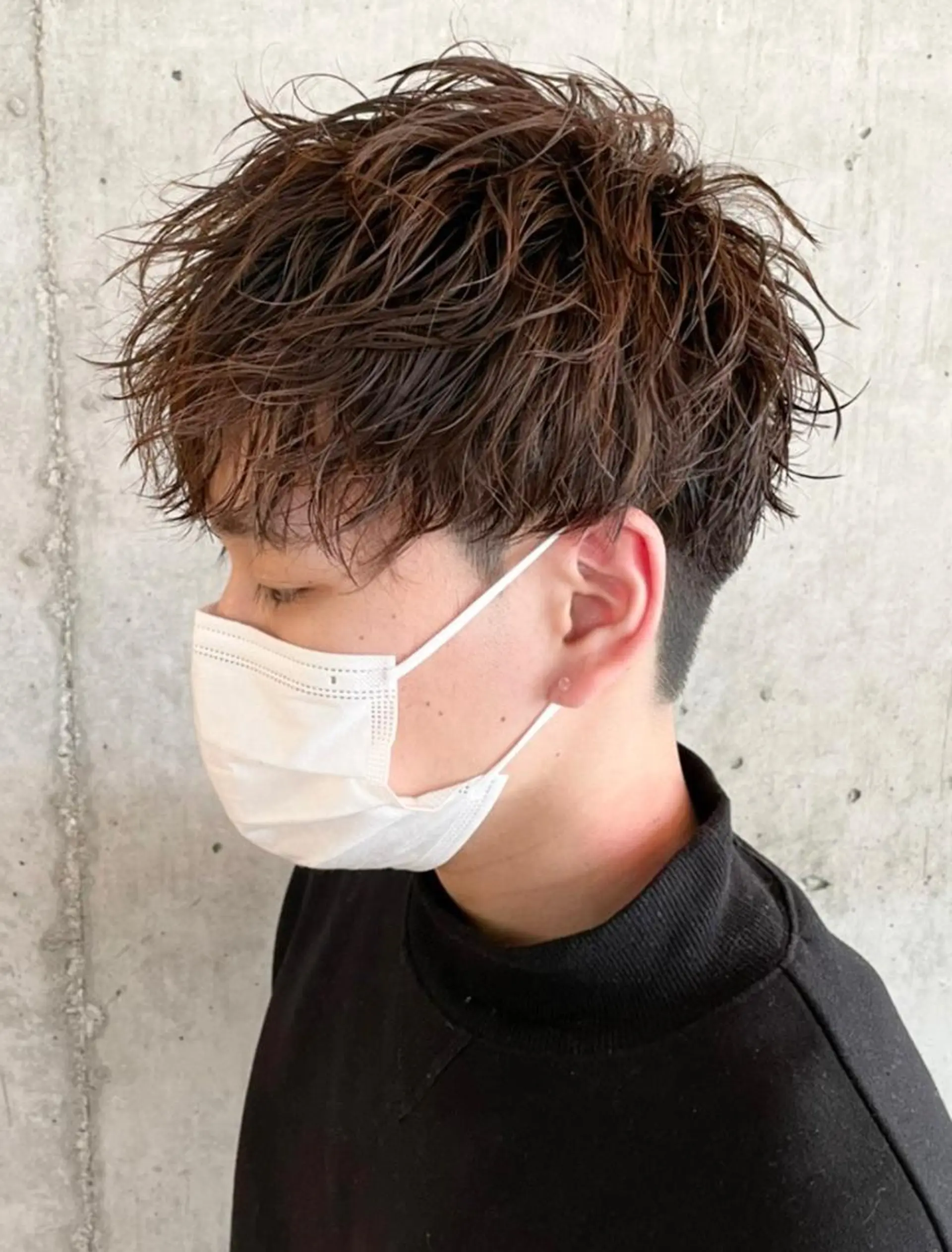 メンズ カット パーマ メンズ特化美容師 ハスイルイのヘアスタイル