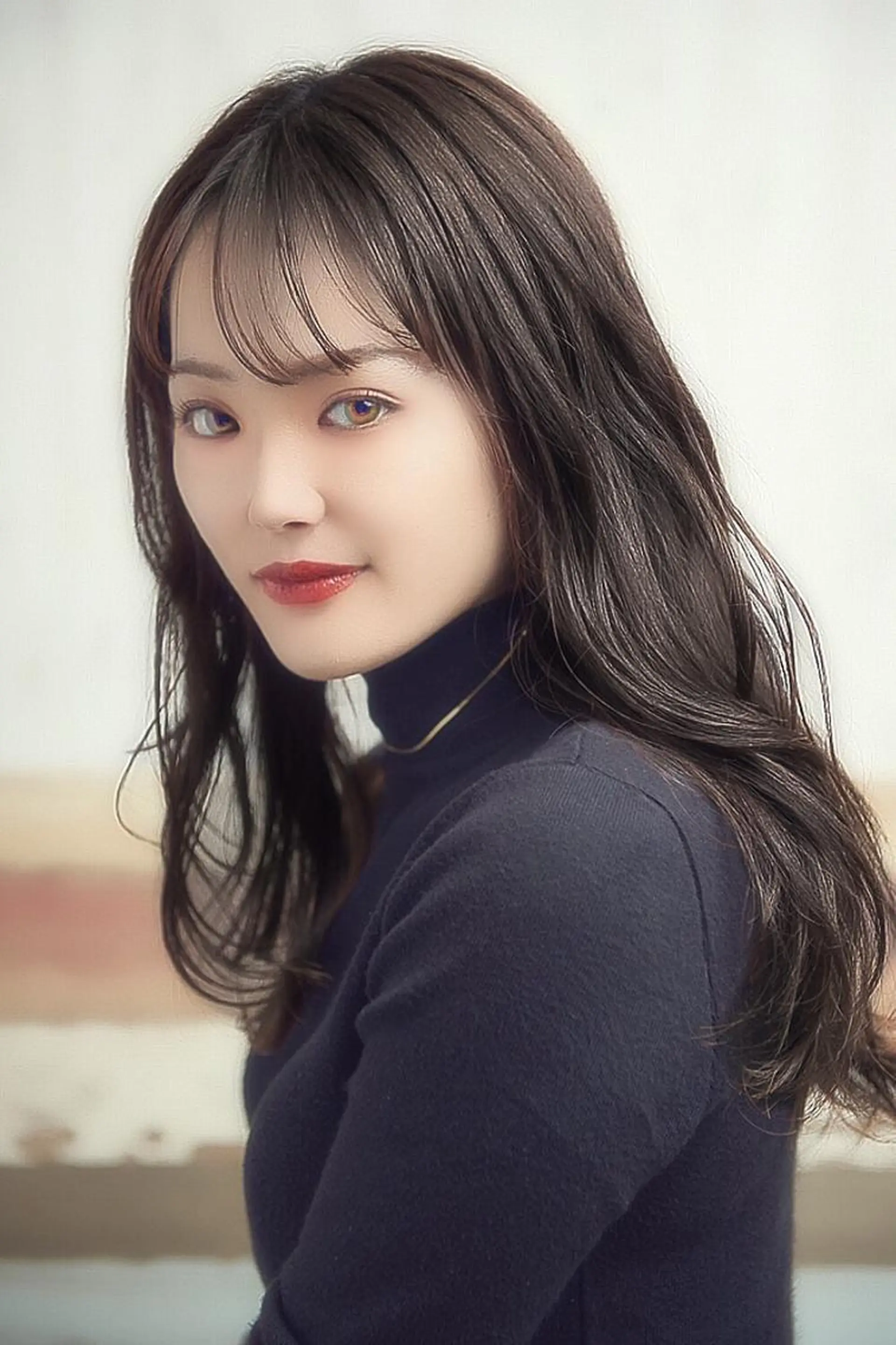 ロング カラー ワンレンボブ アッシュ ベージュカラー ショコラベージュ ダークアッシュ 【垢抜け大人髪】 TIARA西山のヘアスタイル