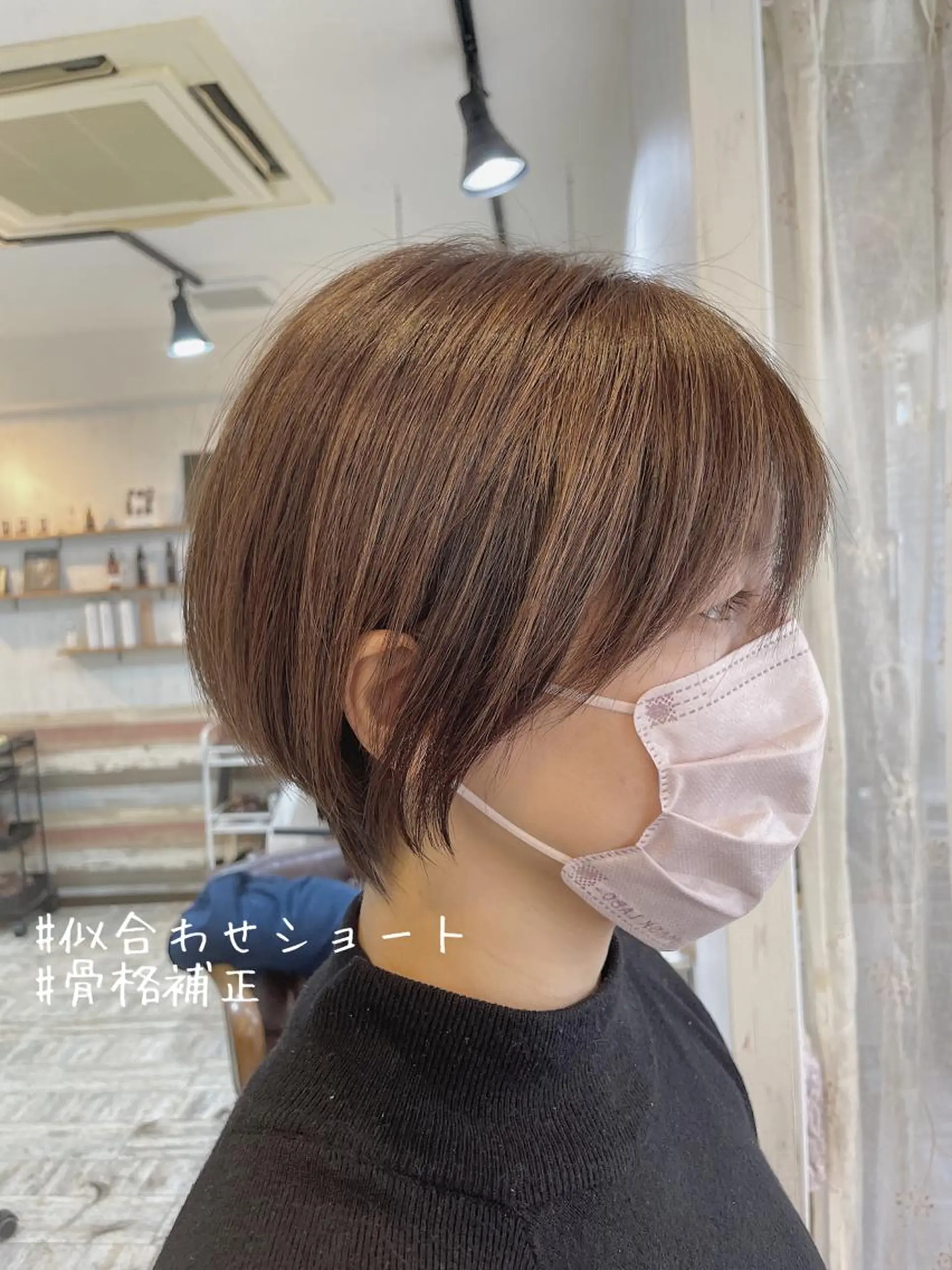 ショート カラー アッシュ ベージュカラー ブルーカラー ブルーグレー ブルーグレージュ ヘアカラー トリートメント 【垢抜け大人髪】 TIARA西山のヘアスタイル