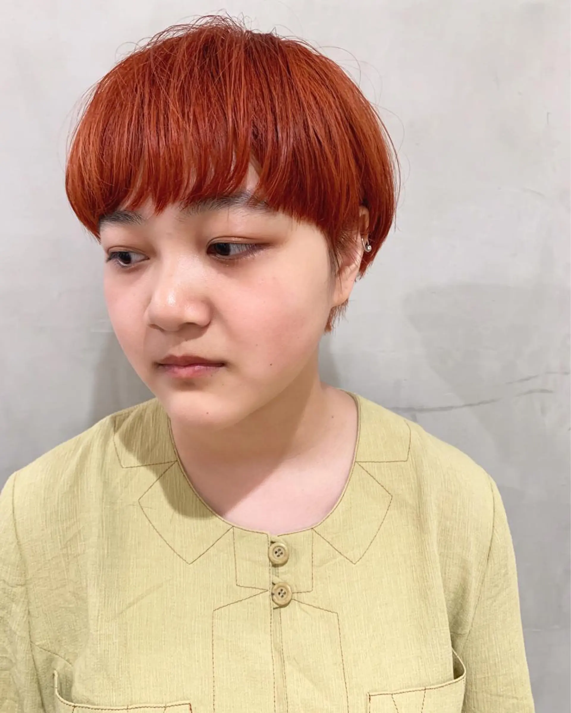 ショート カラー カット ヘアカラー トリートメント 優 作のヘアスタイル
