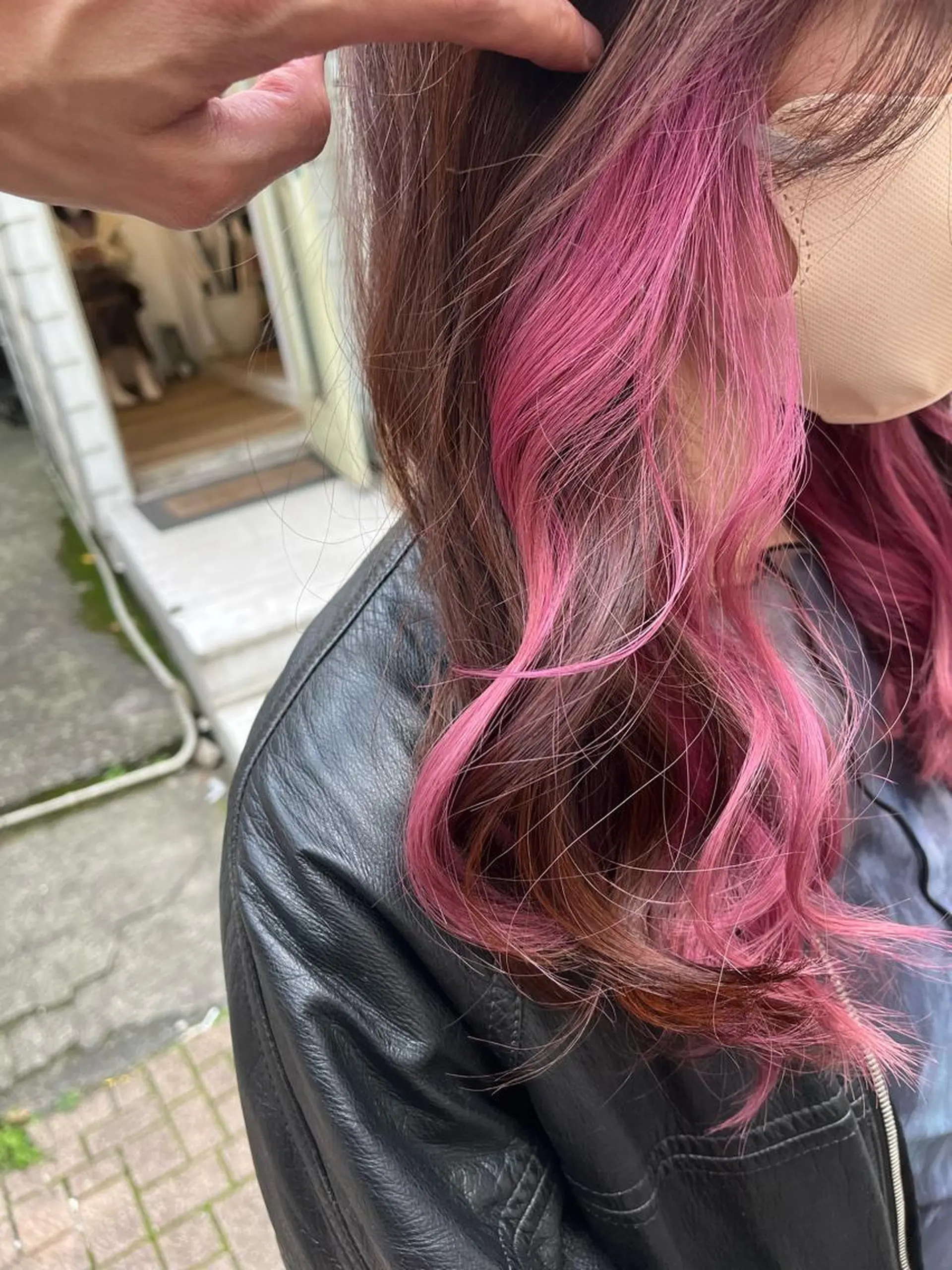 ロング カラー ショートボブ アッシュ バレイヤージュ ミストバング ベージュカラー カット ヘアカラー トリートメント 原宿サロン代表 デザインカラー伊藤卓のヘアスタイル
