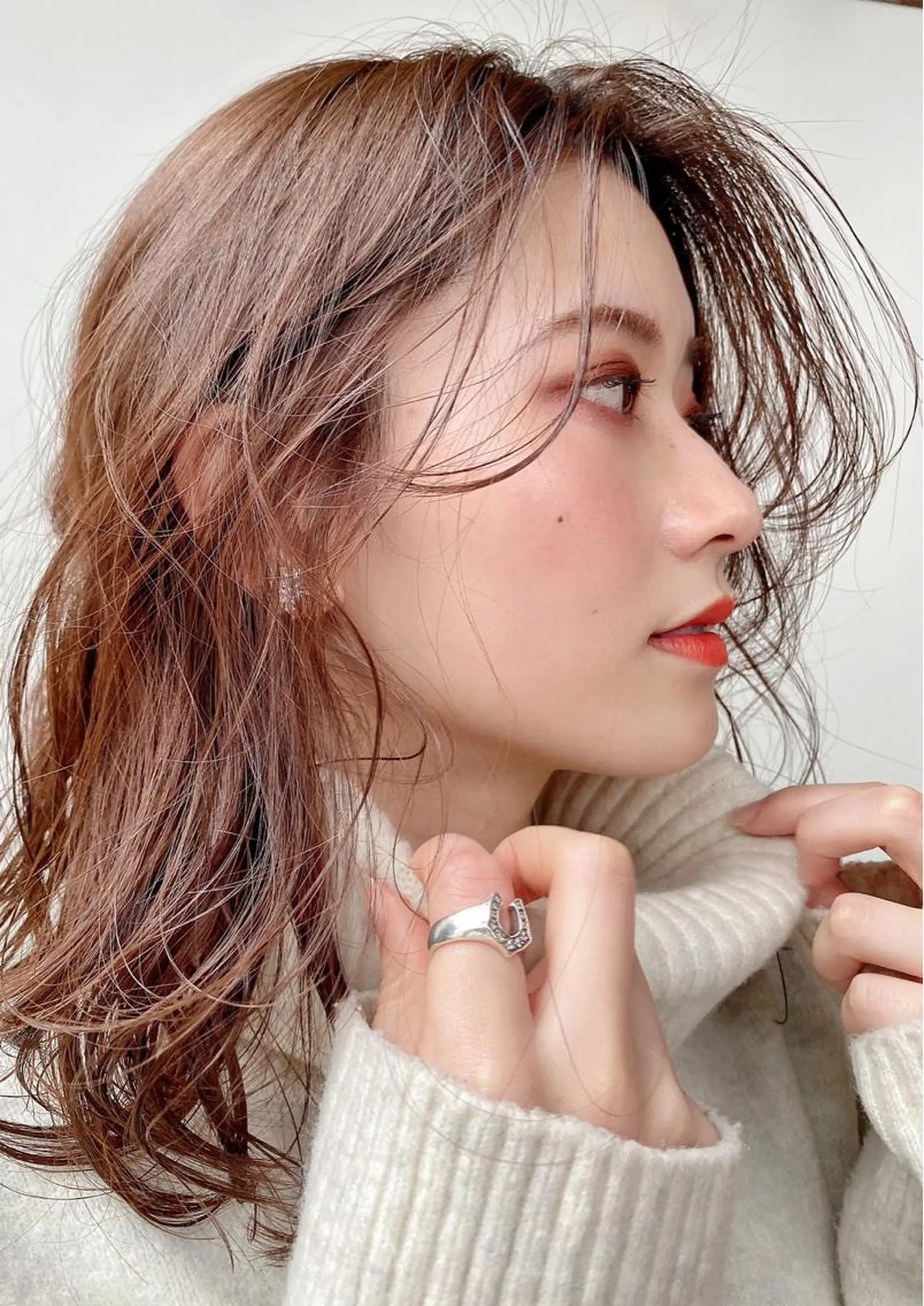 ロング カラー パーマ ヘアアレンジ 【公式】amble luxe池袋東口💛のヘアスタイル