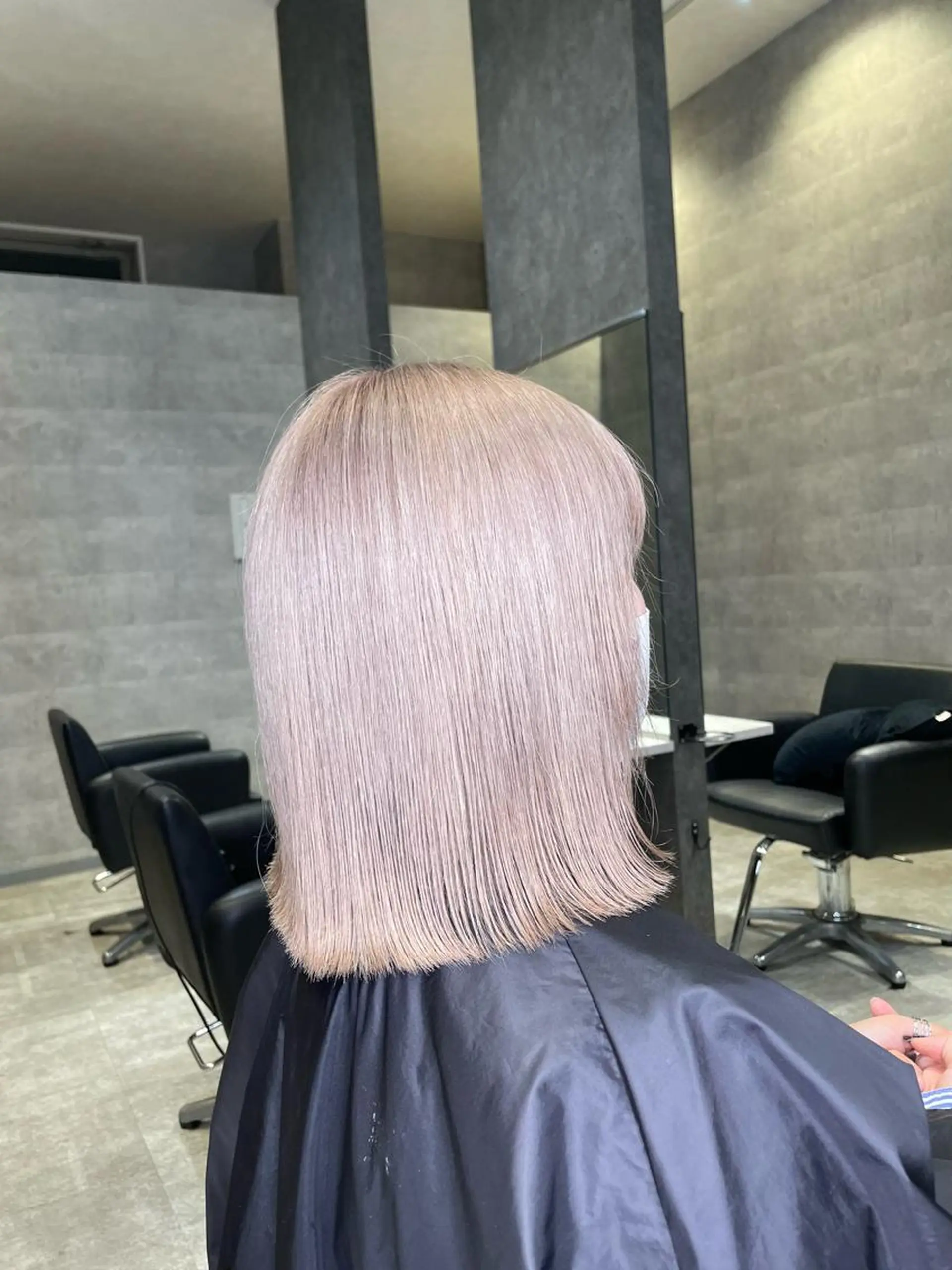 ミディアム カラー saho .のヘアスタイル