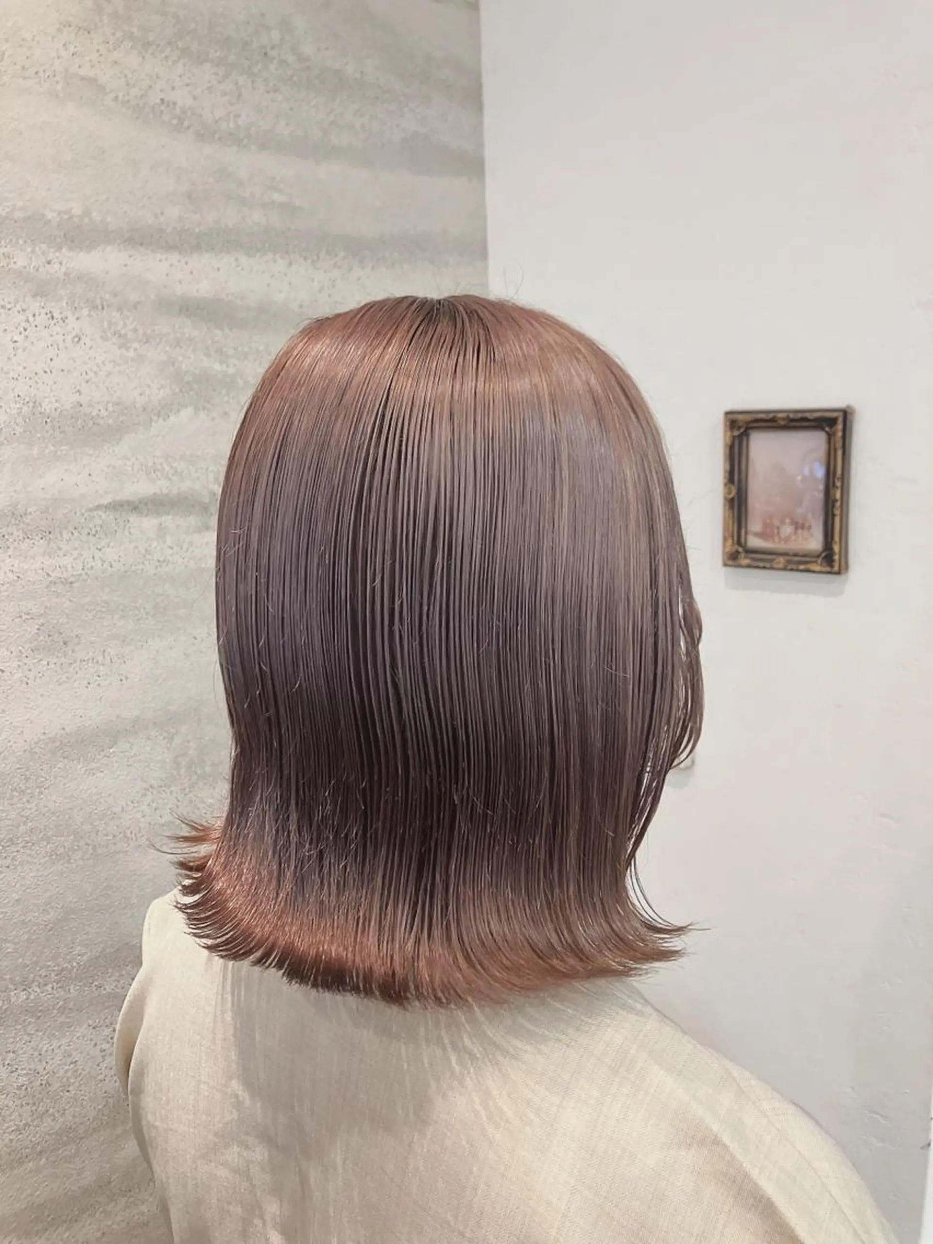 カラー ベージュカラー ダブルカラー ラベンダーカラー えばら まい/attraのヘアスタイル