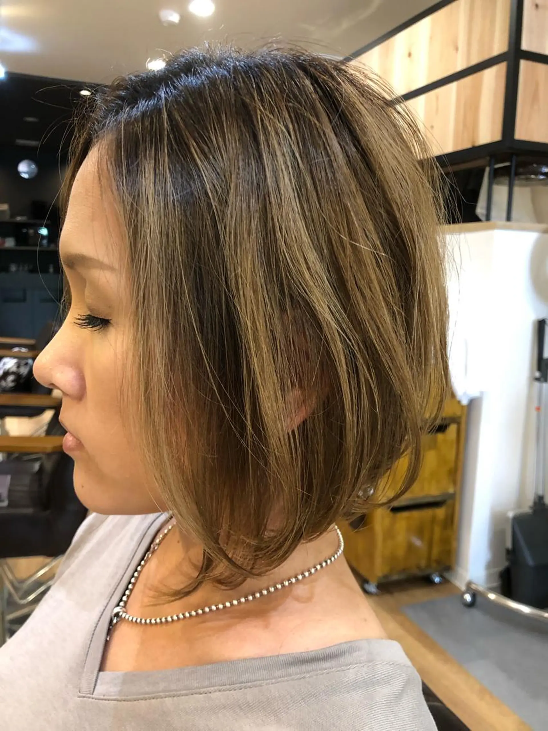 ショート 前下がりボブ ボブ ...ful  MAOのヘアスタイル