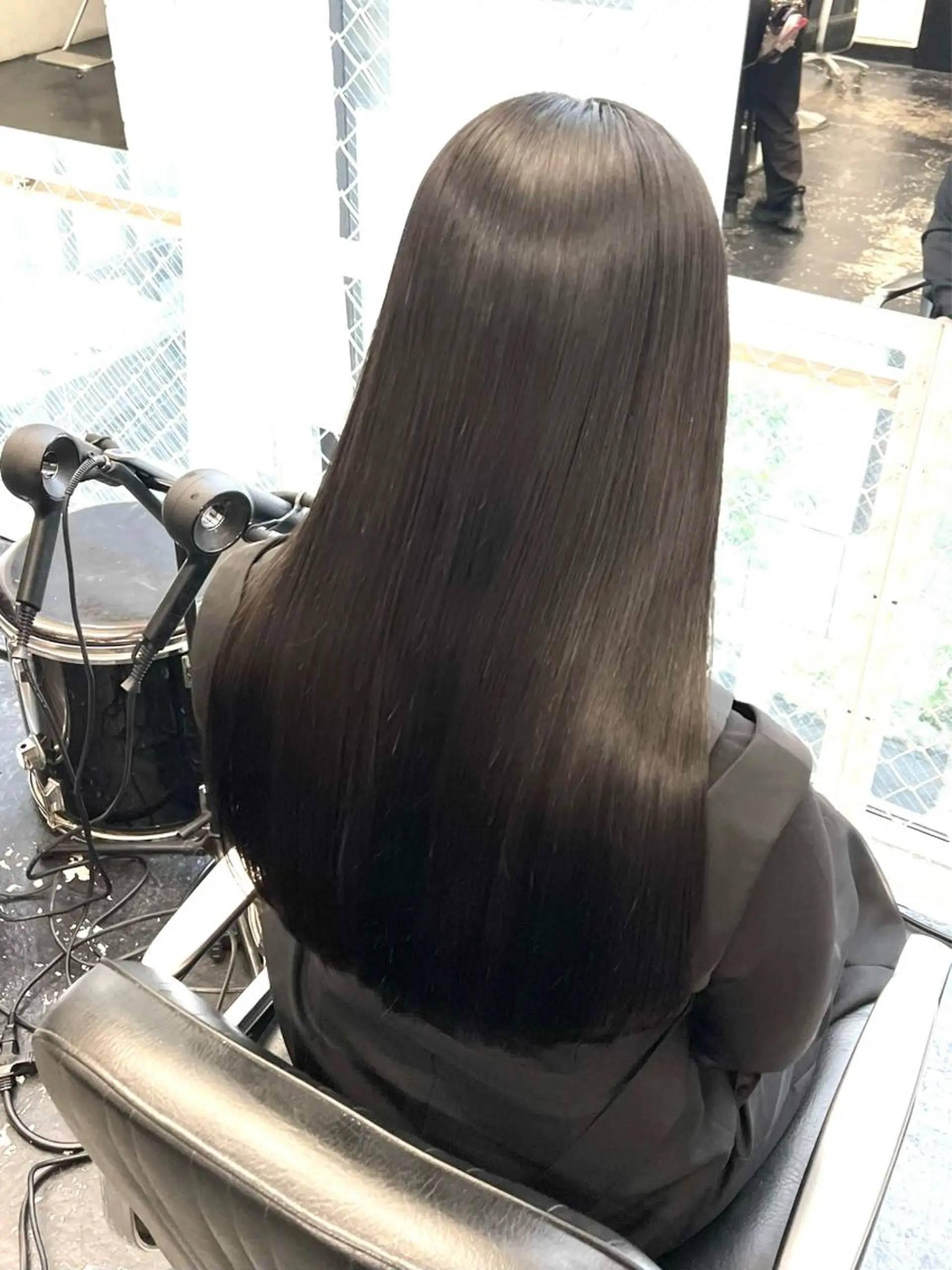 セミロング セミロングパーマ 縮毛矯正 HARU//原宿🤍 リピート率NO.1のヘアスタイル