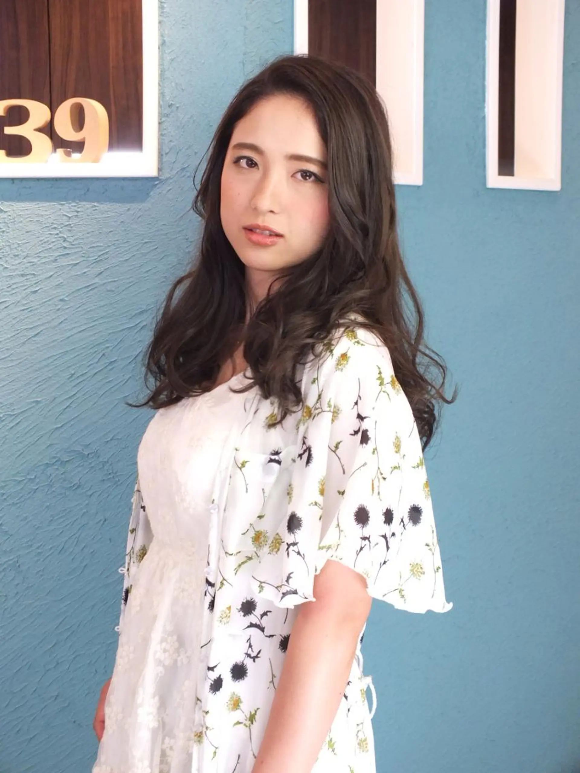 セミロング カラー パーマ ヘアアレンジ メンズ キッズ ネイル マツエク・マツパ THREE NINE 【スリーナイン】のヘアスタイル