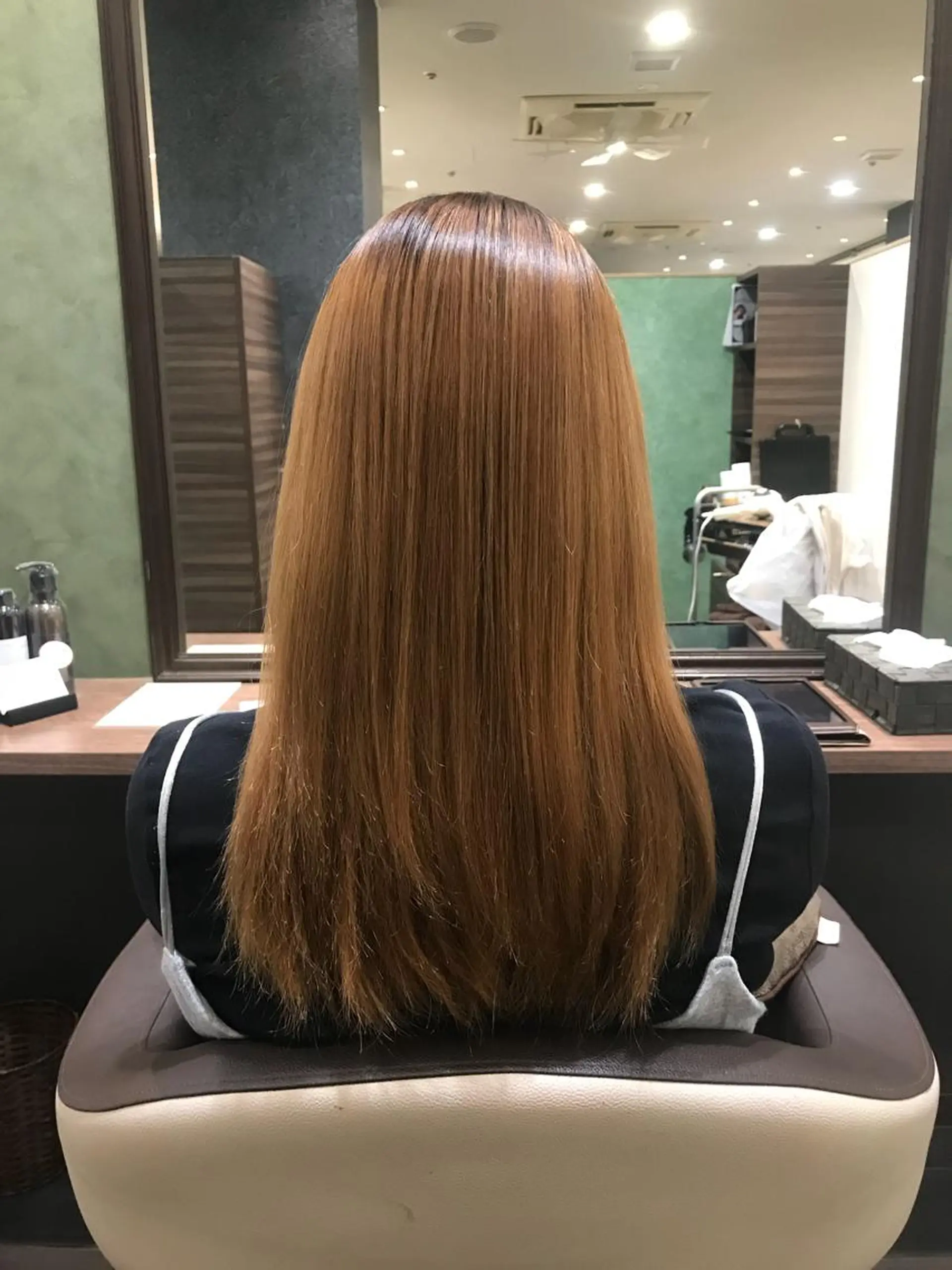 ミディアム パーマ 中嶋 ナカジマのヘアスタイル
