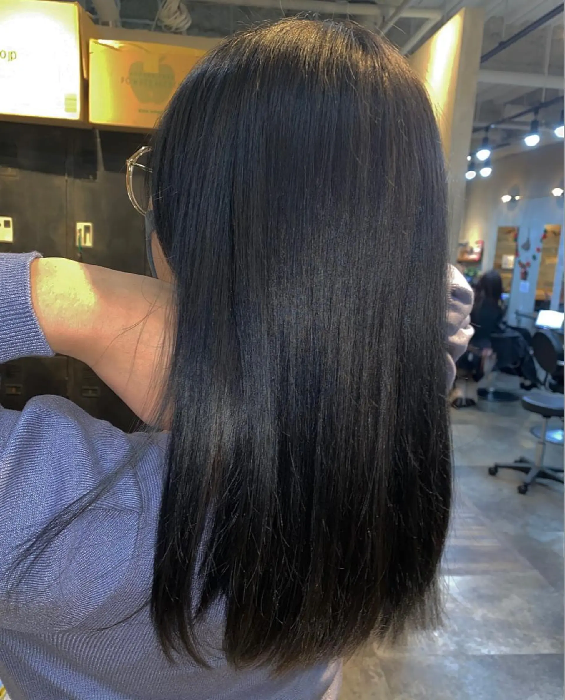 ロング ヘアカラー トリートメント sail所属・sail ミウのヘアスタイル