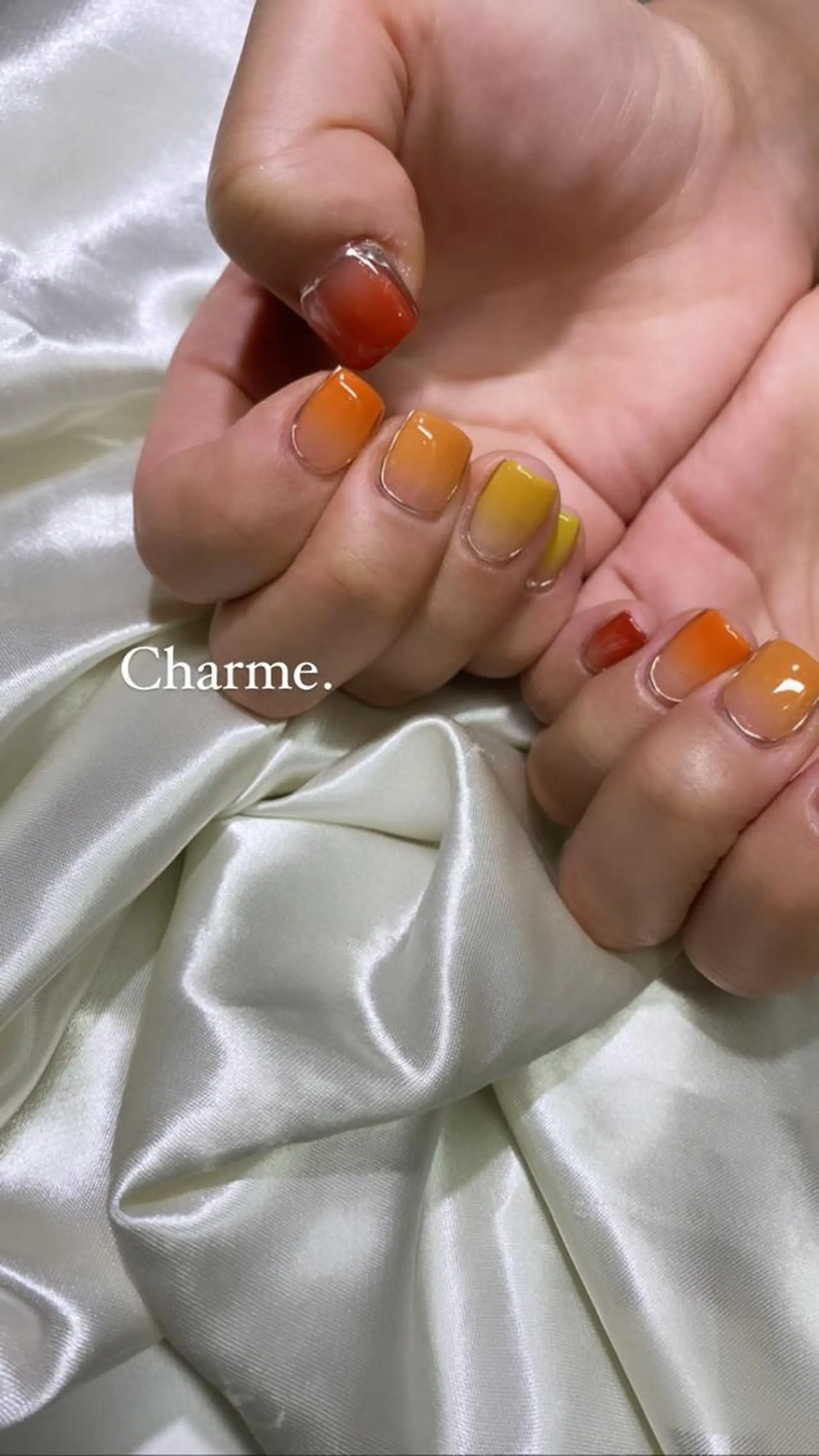 ネイル ニュアンスネイル ハンドネイル ハンドケア Charme. NOBUKOのネイルデザイン