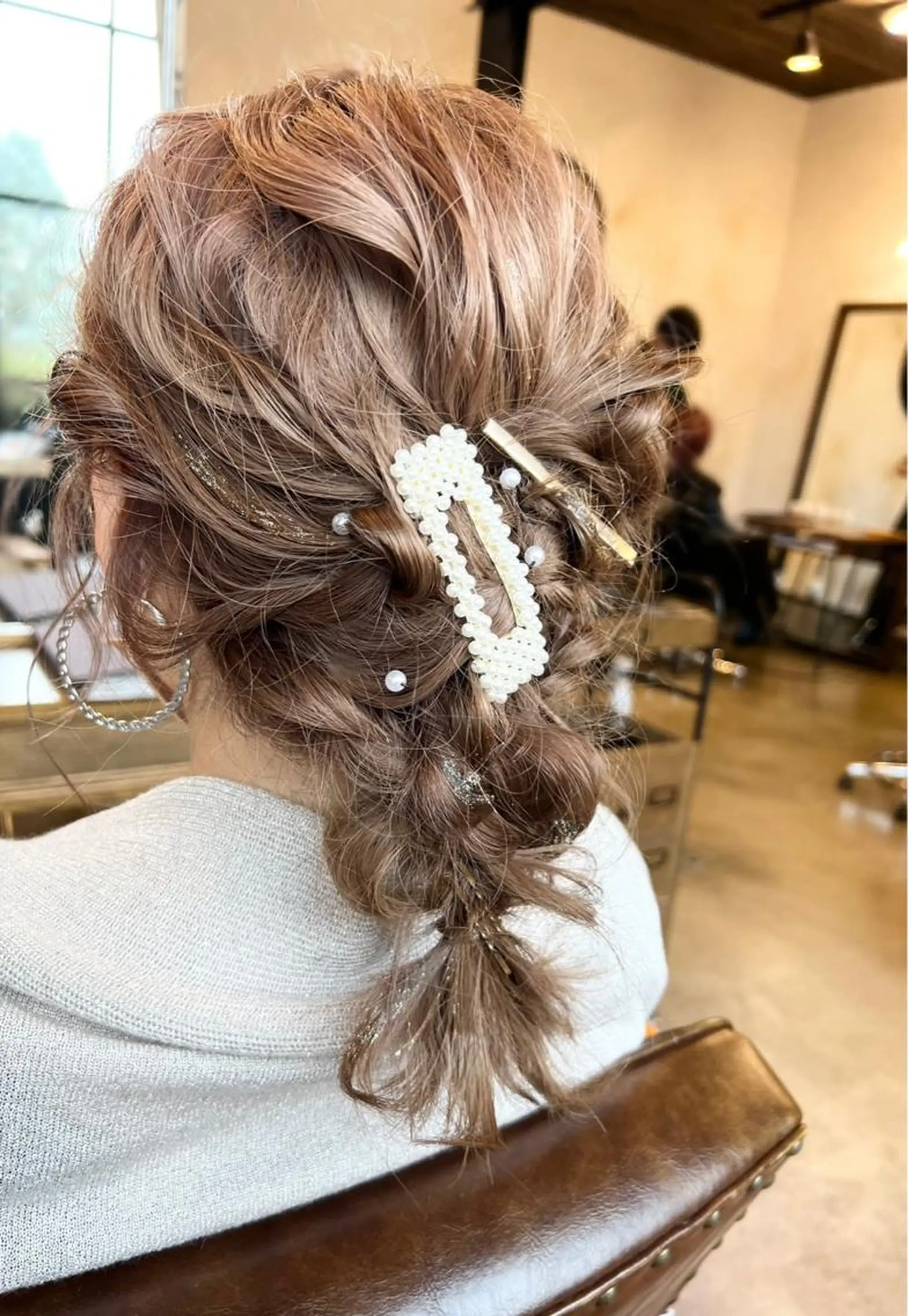 ミディアム ヘアアレンジ 🩵小野 えりか🩷のヘアスタイル