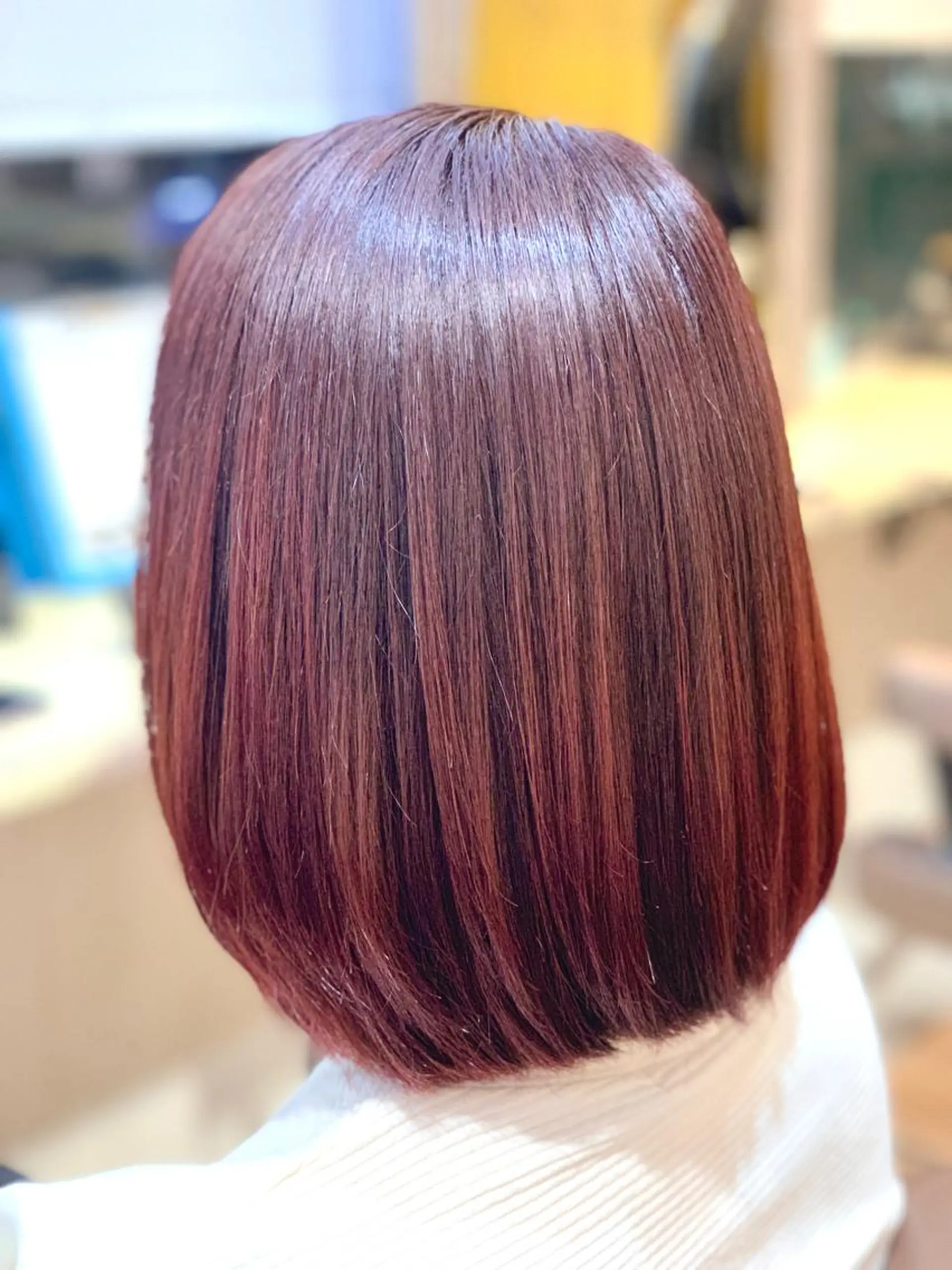ミディアム カラー ヘアアレンジ ⭐️柏木皇気ブリーチ ムラ修正/他店直しのヘアスタイル