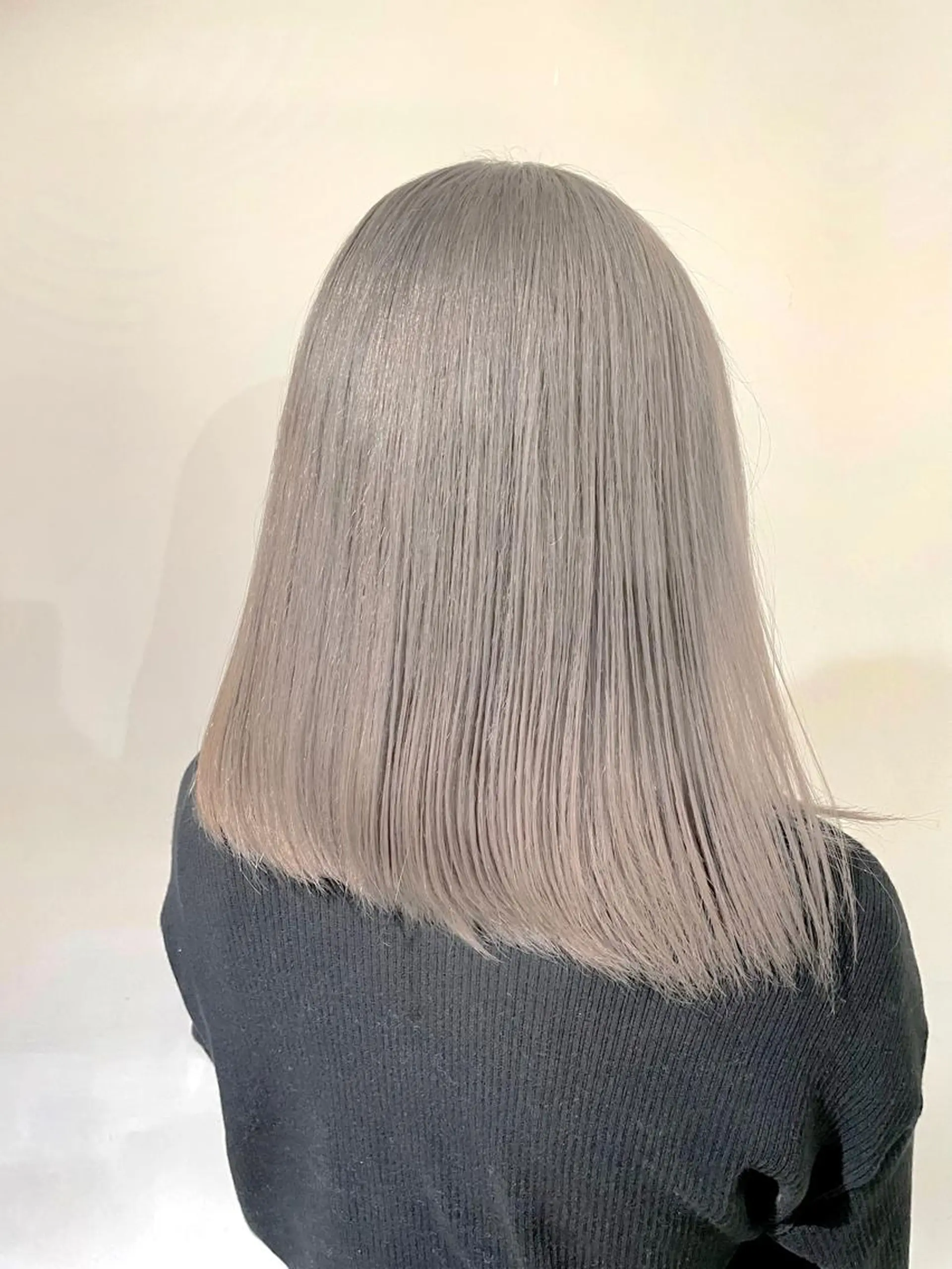 ミディアム ケアカラー ヘアカラー トリートメント 暖色カラー🍒 ケアブリーチ/akiのヘアスタイル