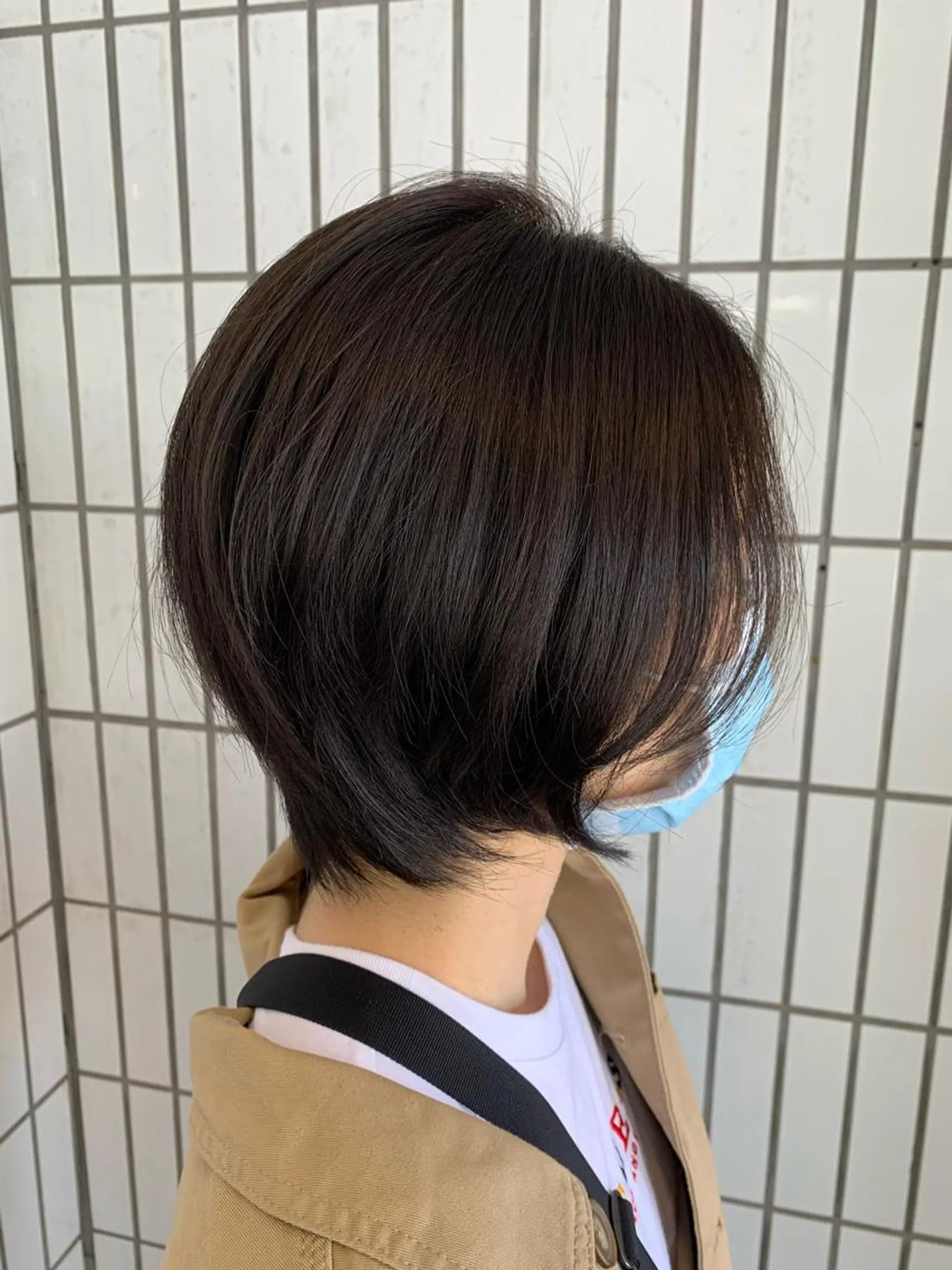 ショート カラー カット ハットリ /北習志野のヘアスタイル