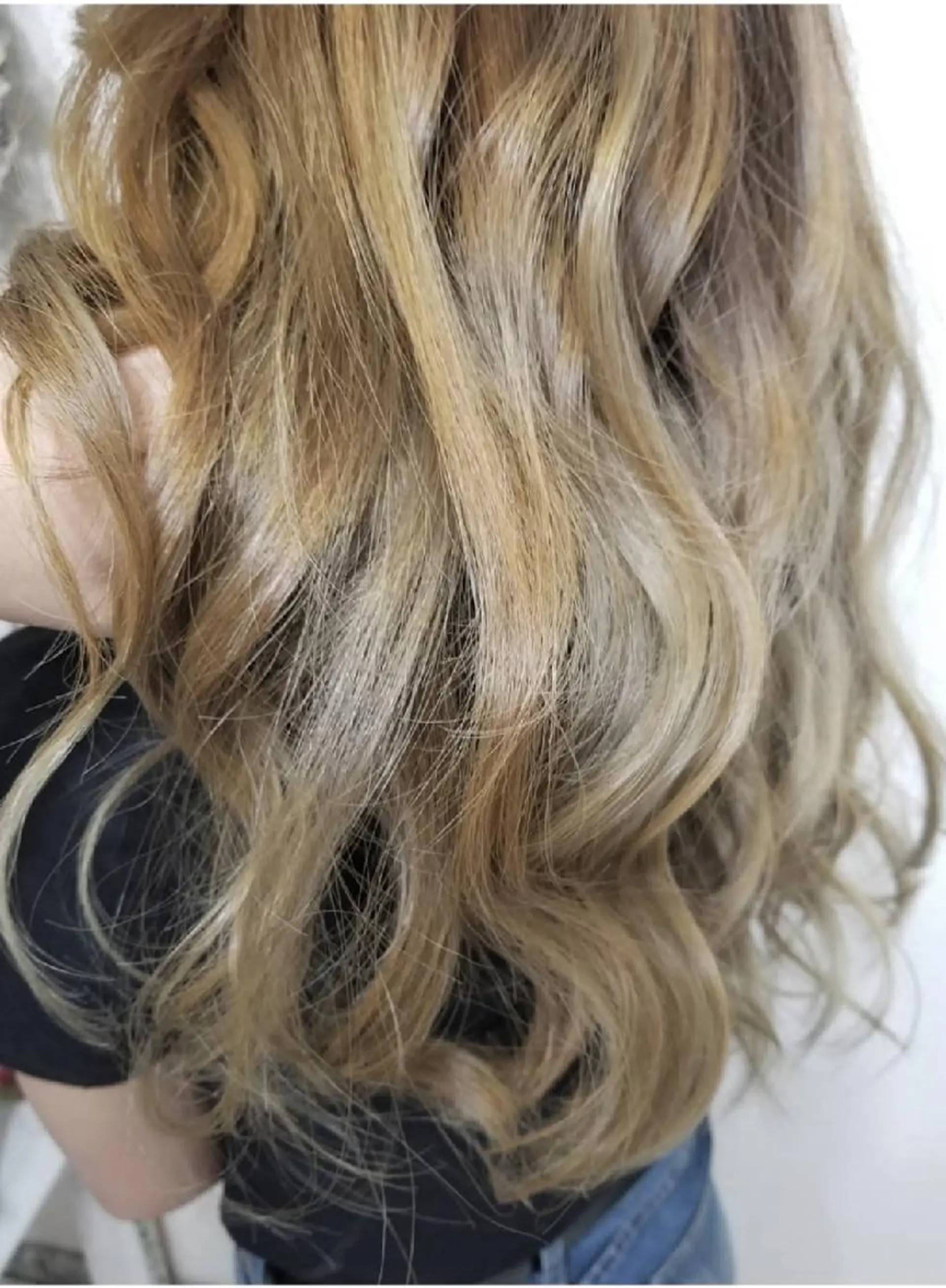 ロング カラー ヘアアレンジ ダブルカラー See by merのマツエク・マツパデザイン