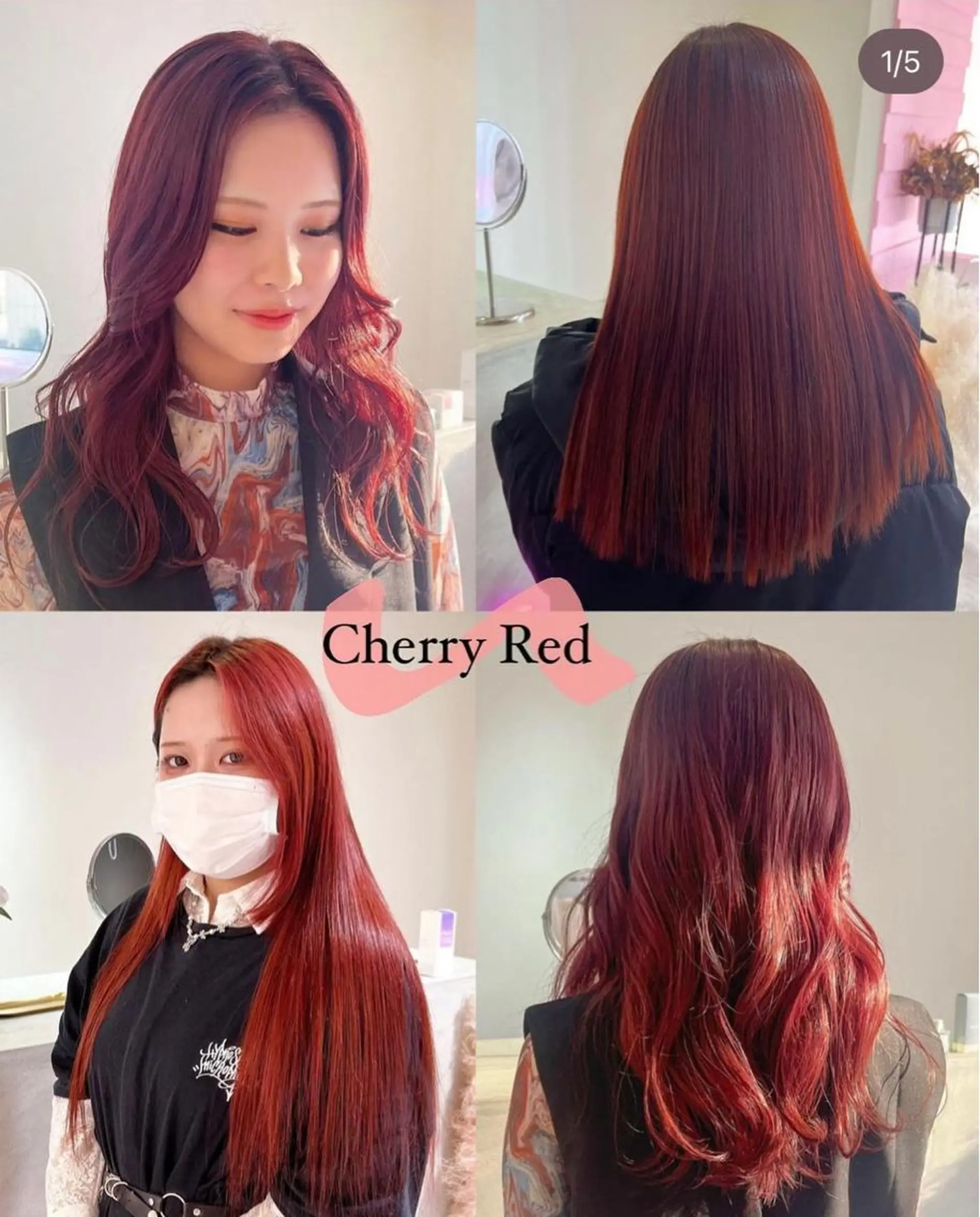 ロング カラー 🎀ダブルカラー/ ピンク×ガーリー🎀のヘアスタイル