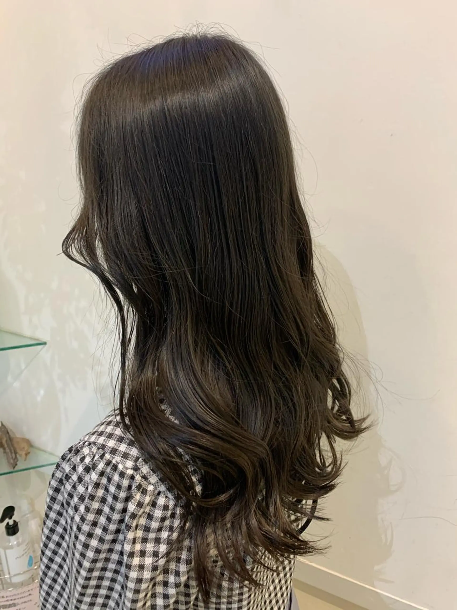 ロング カラー ブリーチしない暖色 カラー🥀杉 優菜のヘアスタイル