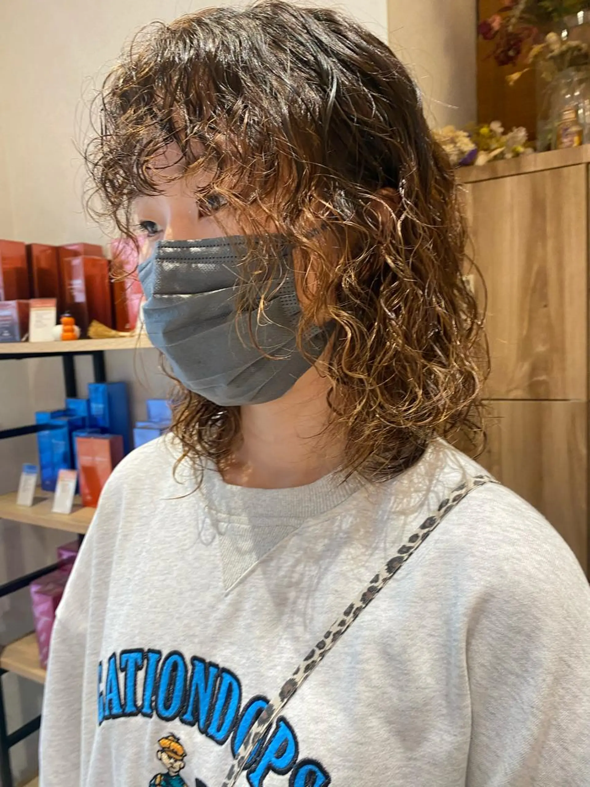 ミディアム パーマ ミディアムパーマ 似合わせカット パーマ パーマ指名No1 /namiのヘアスタイル