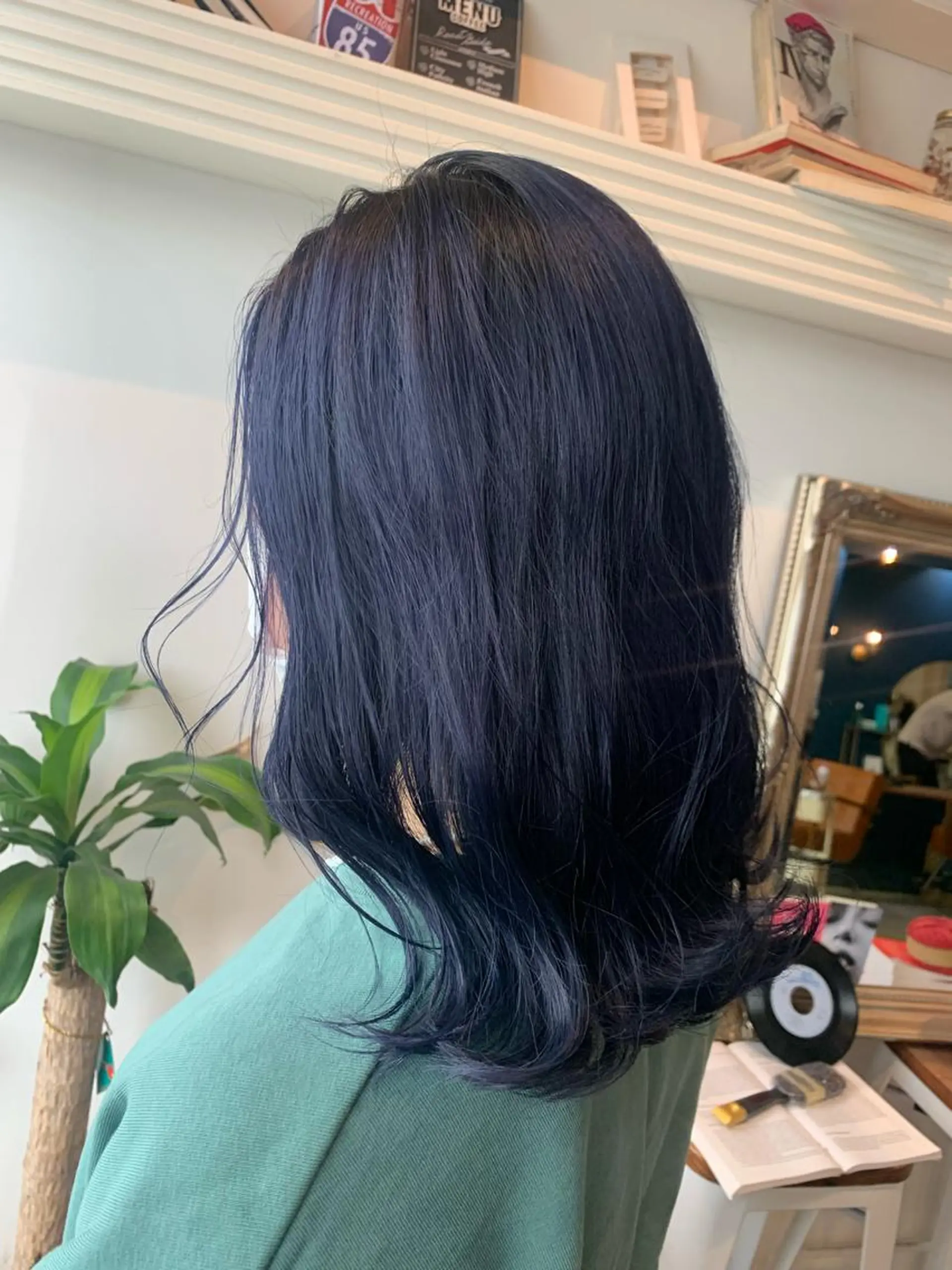セミロング パーマ ヘアカラー トリートメント ヘッドスパ ヘアセット 山口 竣也のヘアスタイル