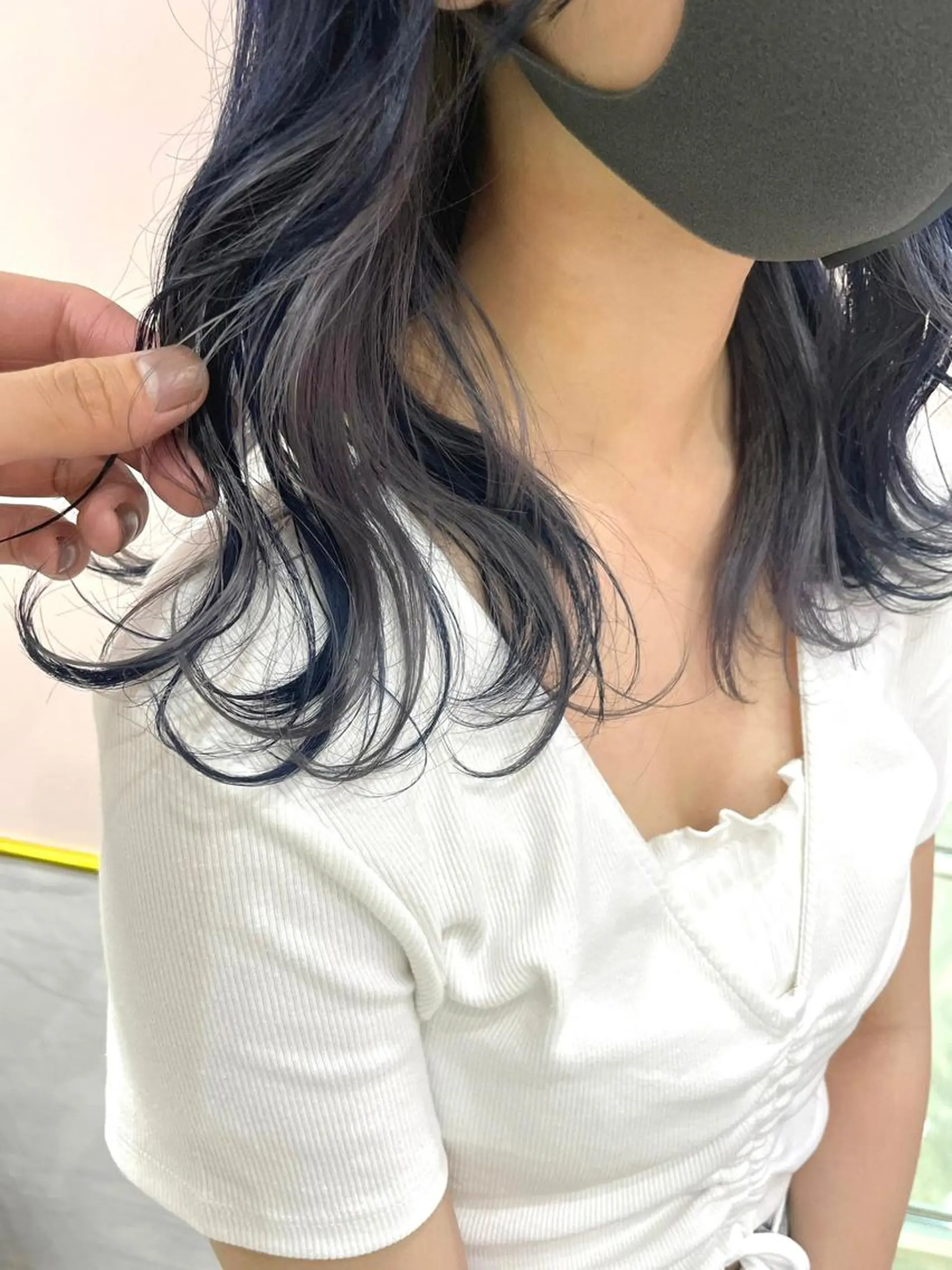 ミディアム カラー バレイヤージュ ミストバング ベージュカラー ブリーチ ケアブリーチ ヘアカラー トリートメント ヘアセット lot横浜所属・🫧tatsuki 🫧“lot 横浜“のヘアスタイル