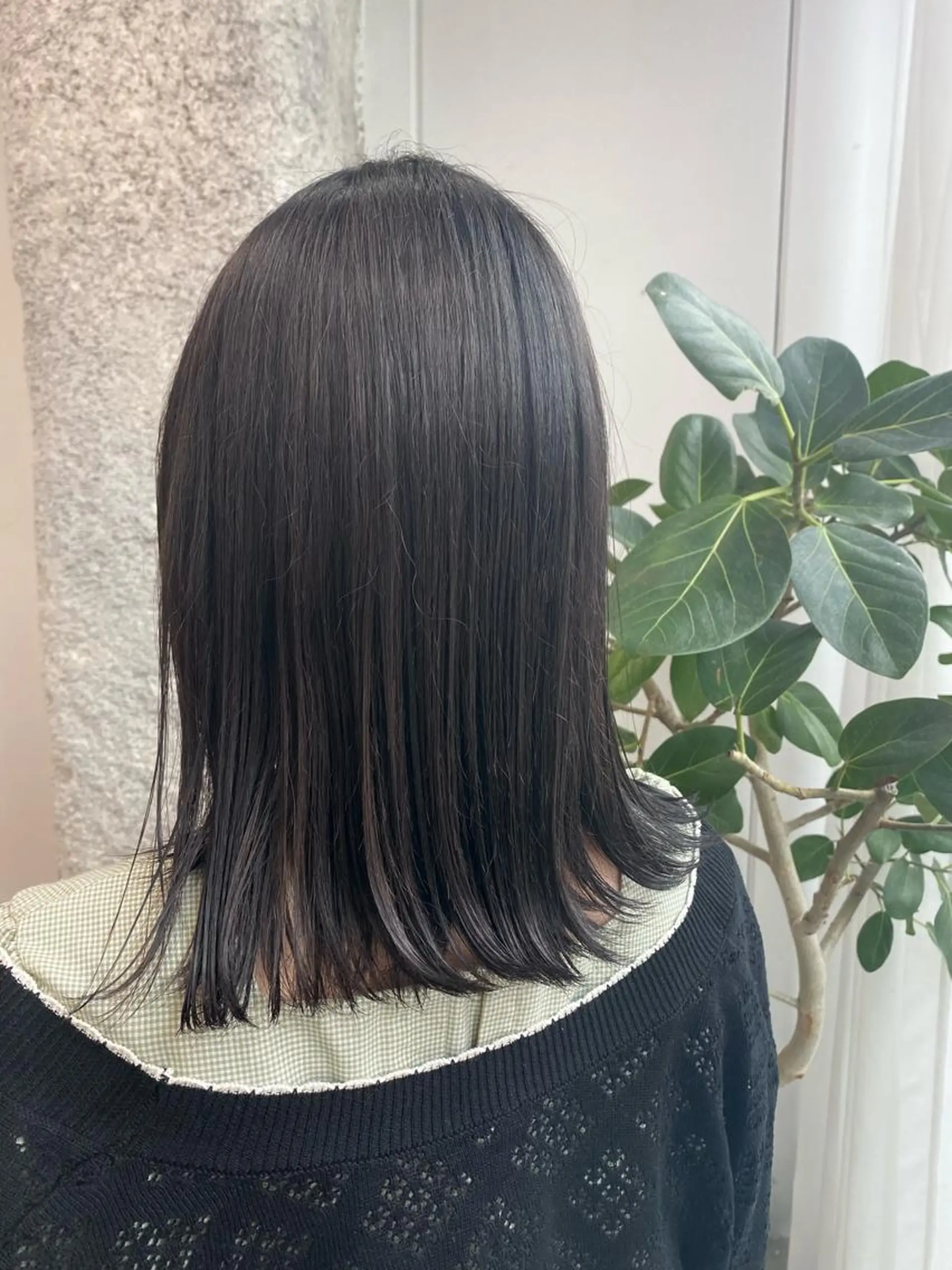 ミディアム カラー ダークシルバー シルバー ヘアカラー 暖色カラー/天神/ ヘイマサクラのヘアスタイル