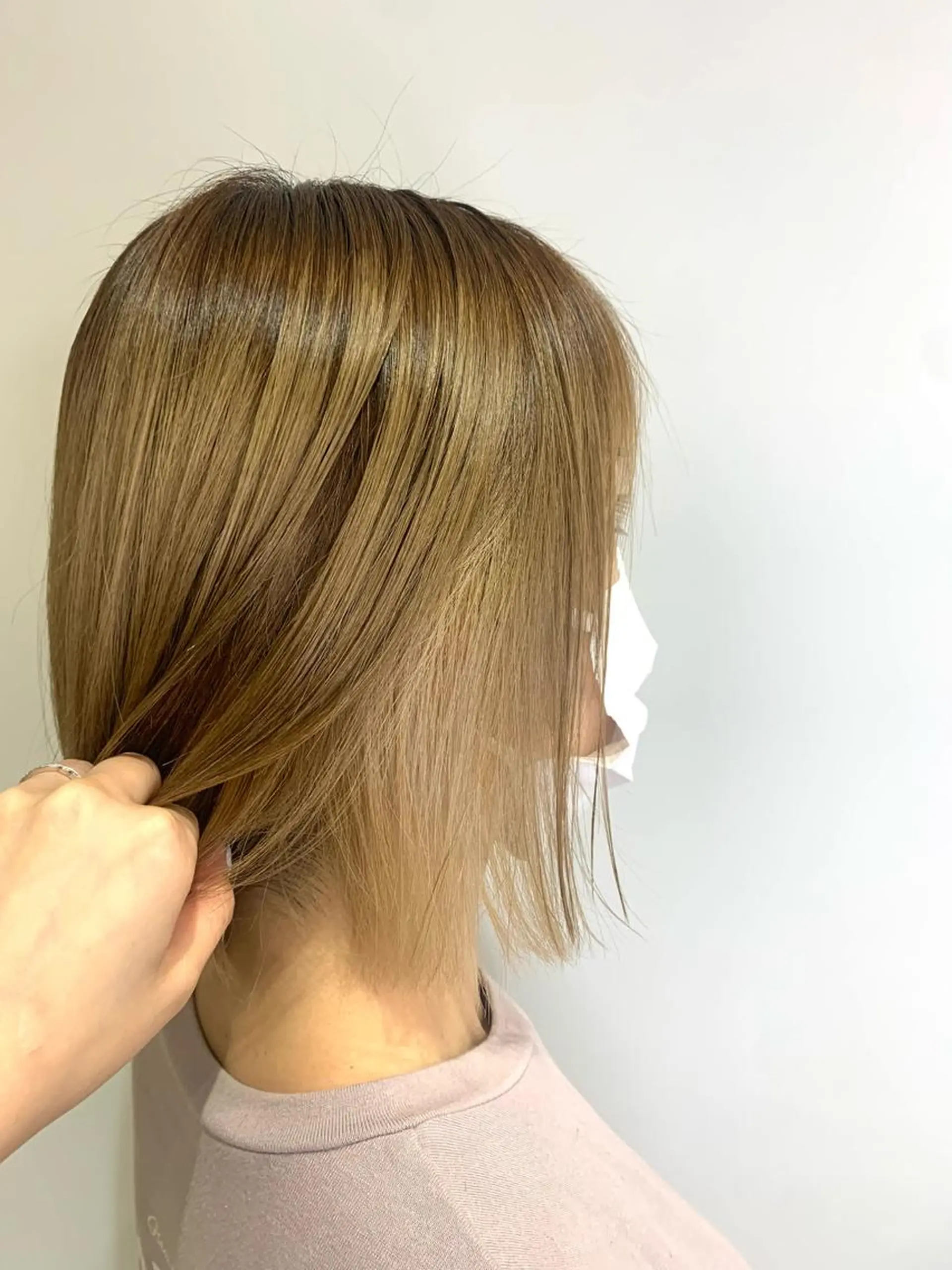 ミディアム カラー ヘアカラー トリートメント 近藤千翔🩵 髪質改善Periodのエステ・リラクイメージ