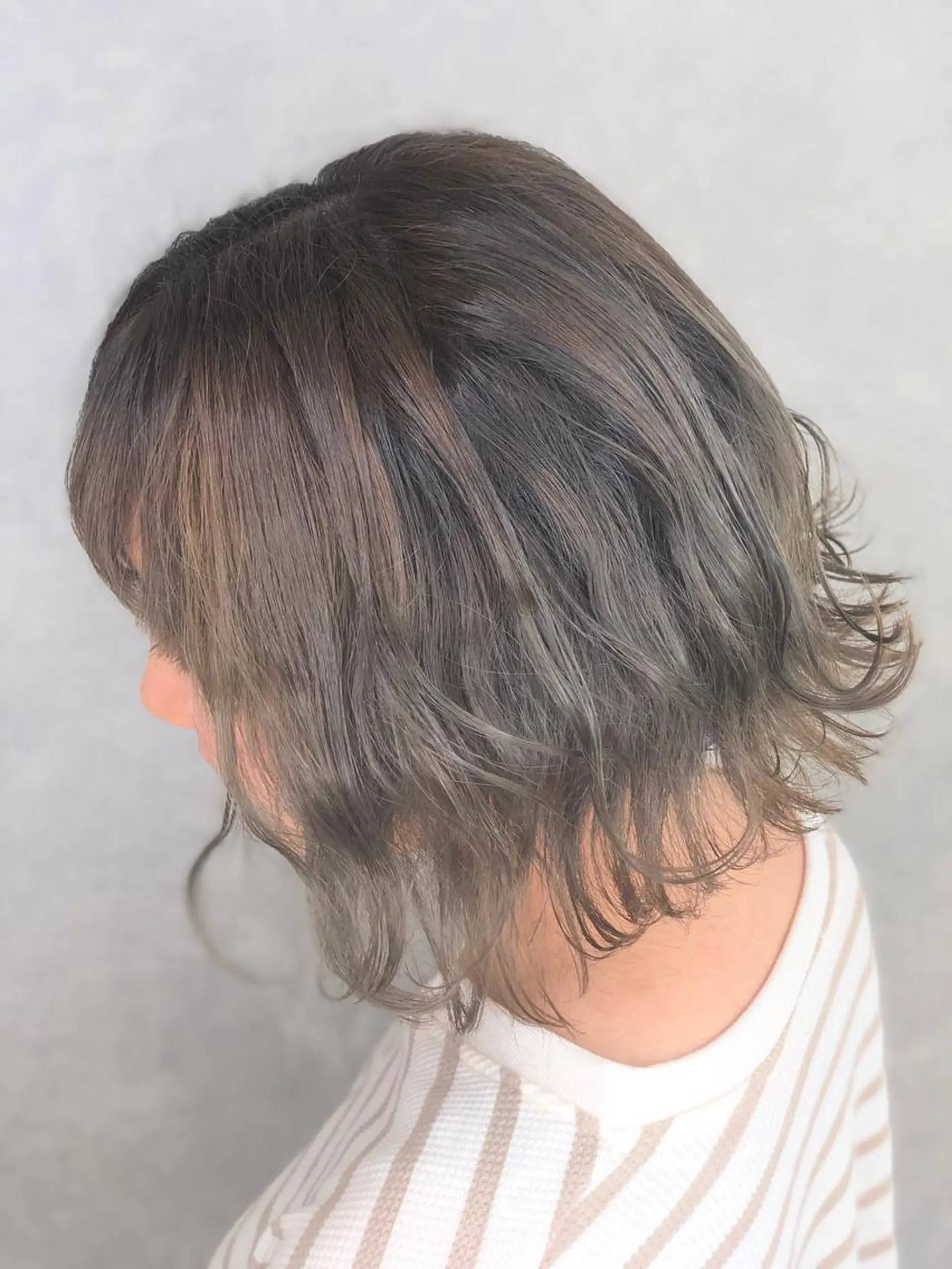 ミディアム カラー ヘアアレンジ 渡辺　亮/ ハイライト/髪質改善のヘアスタイル