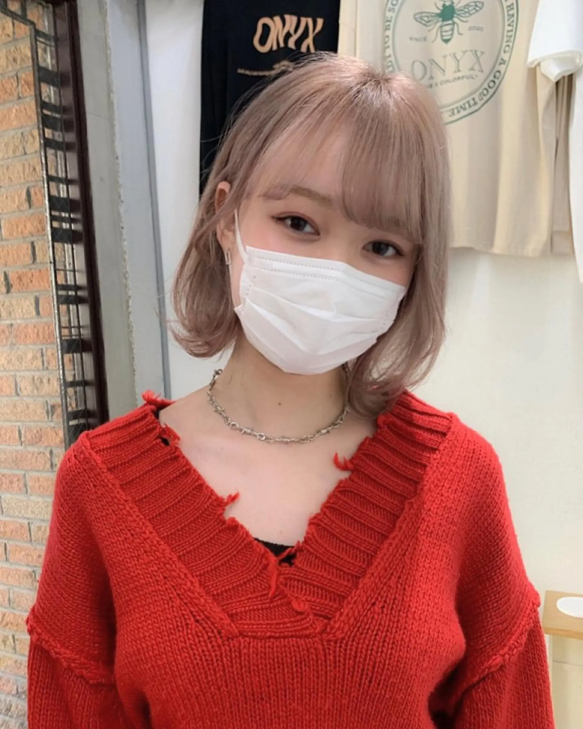 ミディアム カラー ヘアアレンジ ブリーチ 卒業式ヘアセット🎀 ヘアアレンジのヘアスタイル