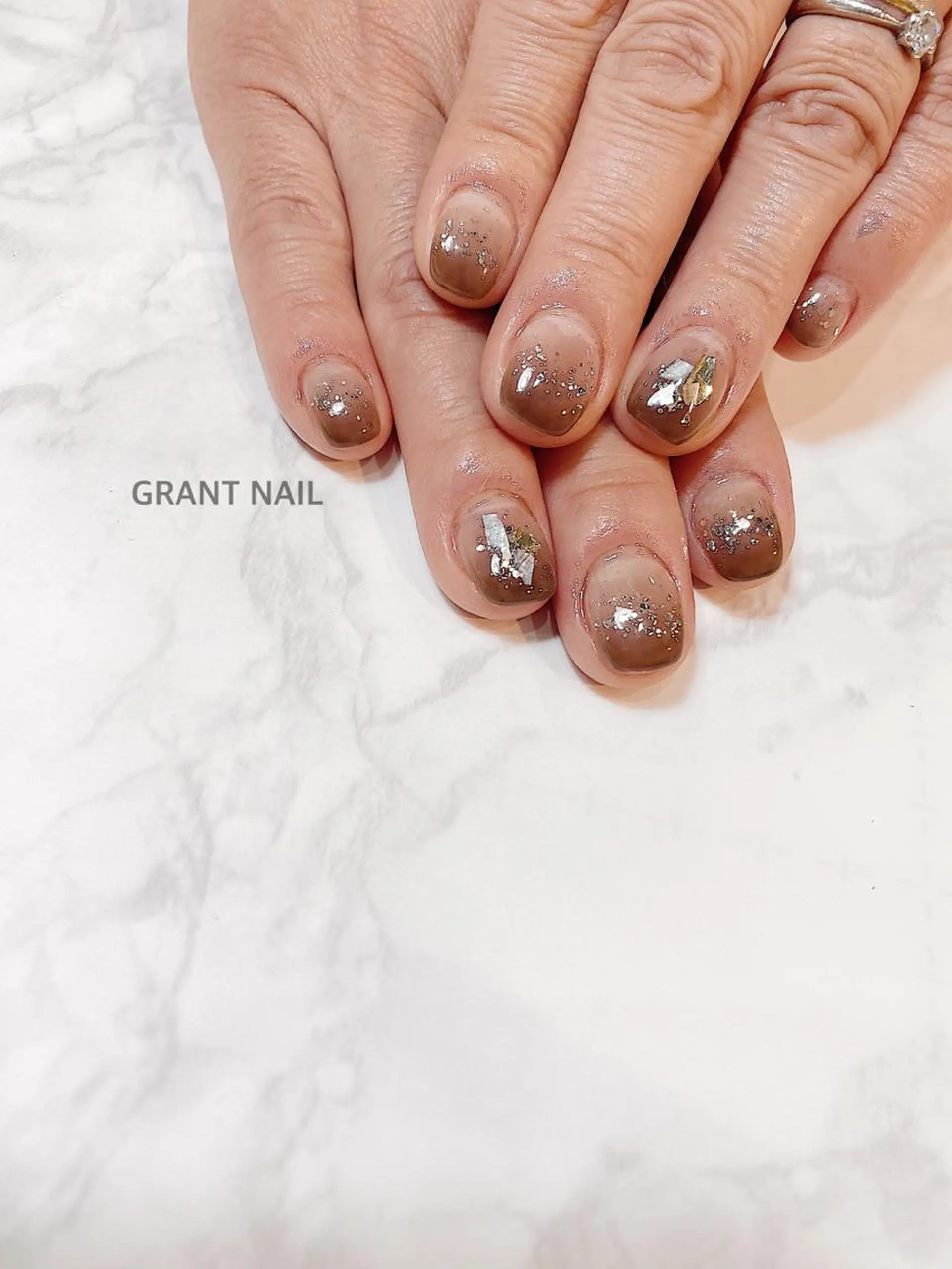 ネイル アートネイル クリアネイル ジェルネイル ニュアンスネイル GRANT NAIL 岩出店のネイルデザイン