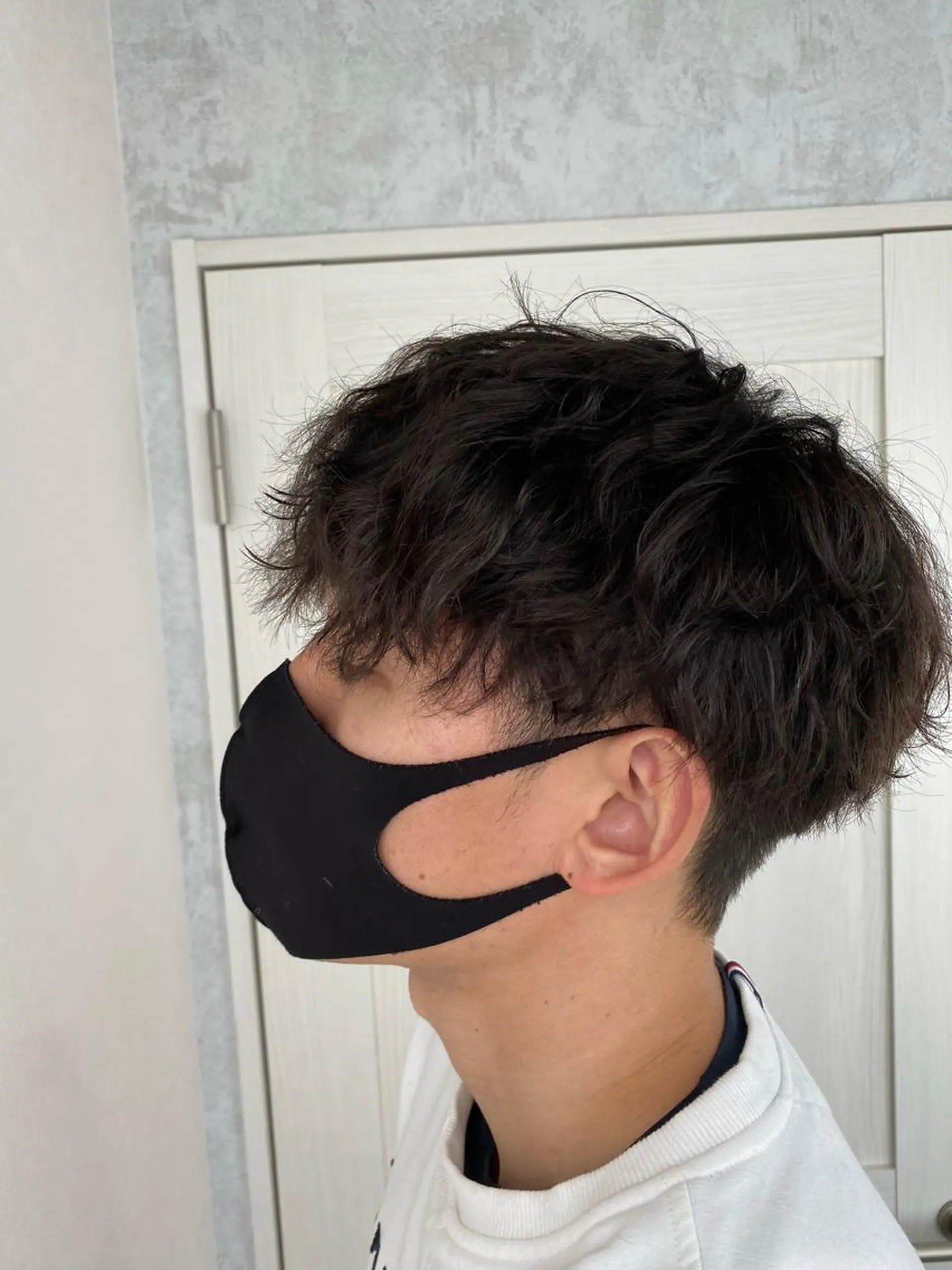 パーマ メンズ カット パーマ 脇田 克巳のヘアスタイル
