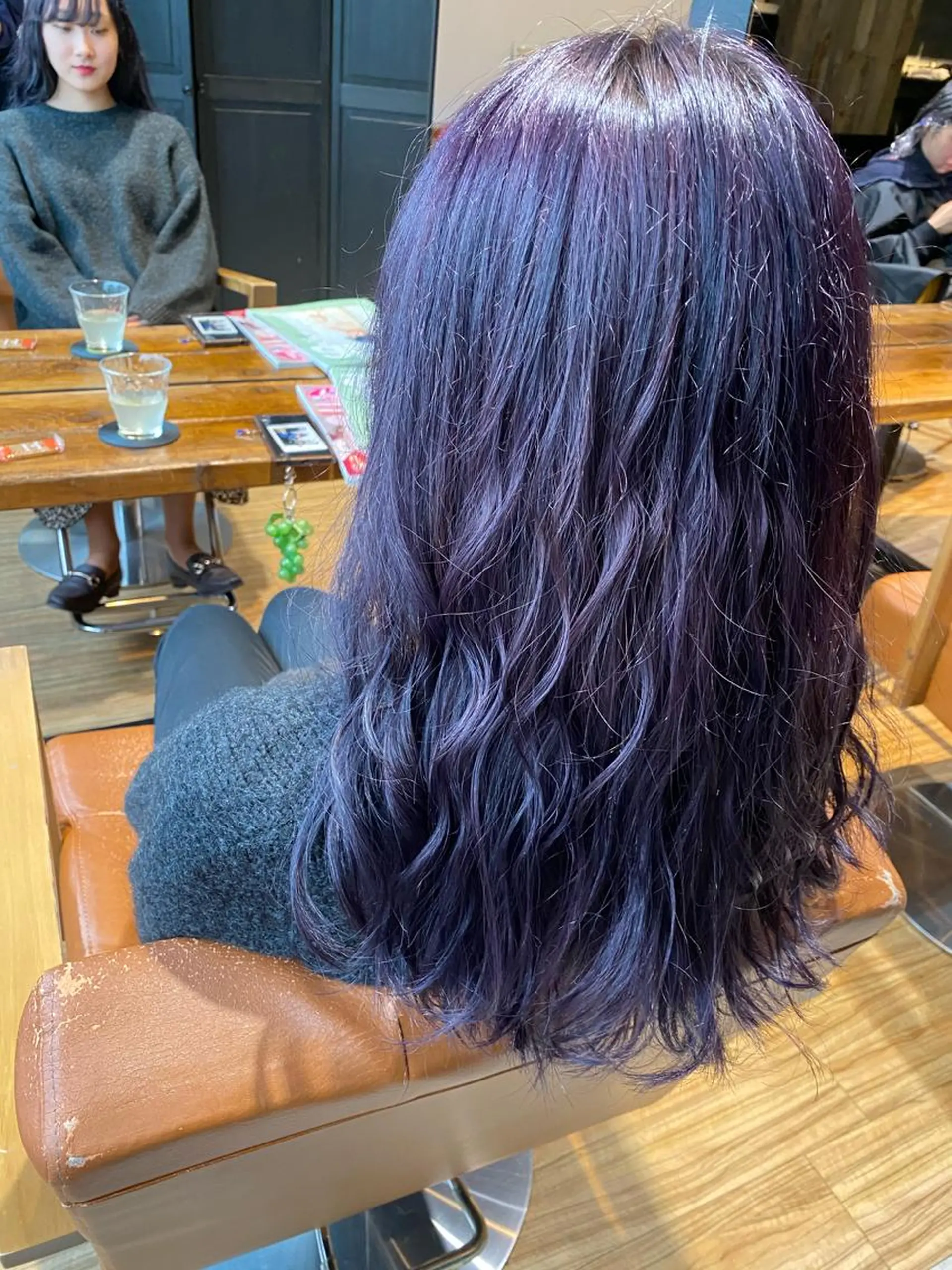 セミロング レイヤーカット🫧 ／ブリーチ✨TOWAのヘアスタイル