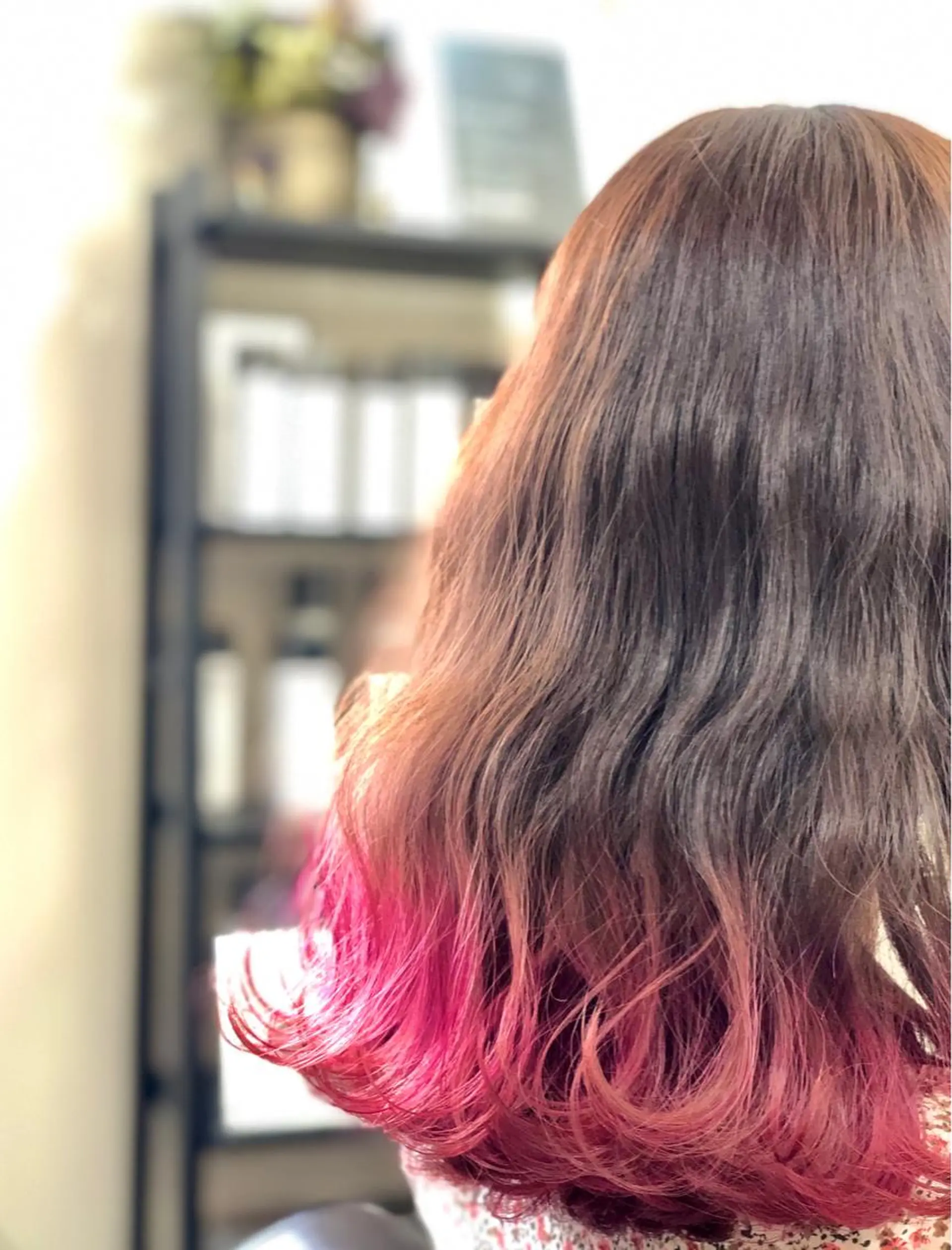 ミディアム カラー ピンクカラー ヘアカラー トリートメント wavi hair所属・後藤 ユウキ/髪質改善🫧のヘアスタイル