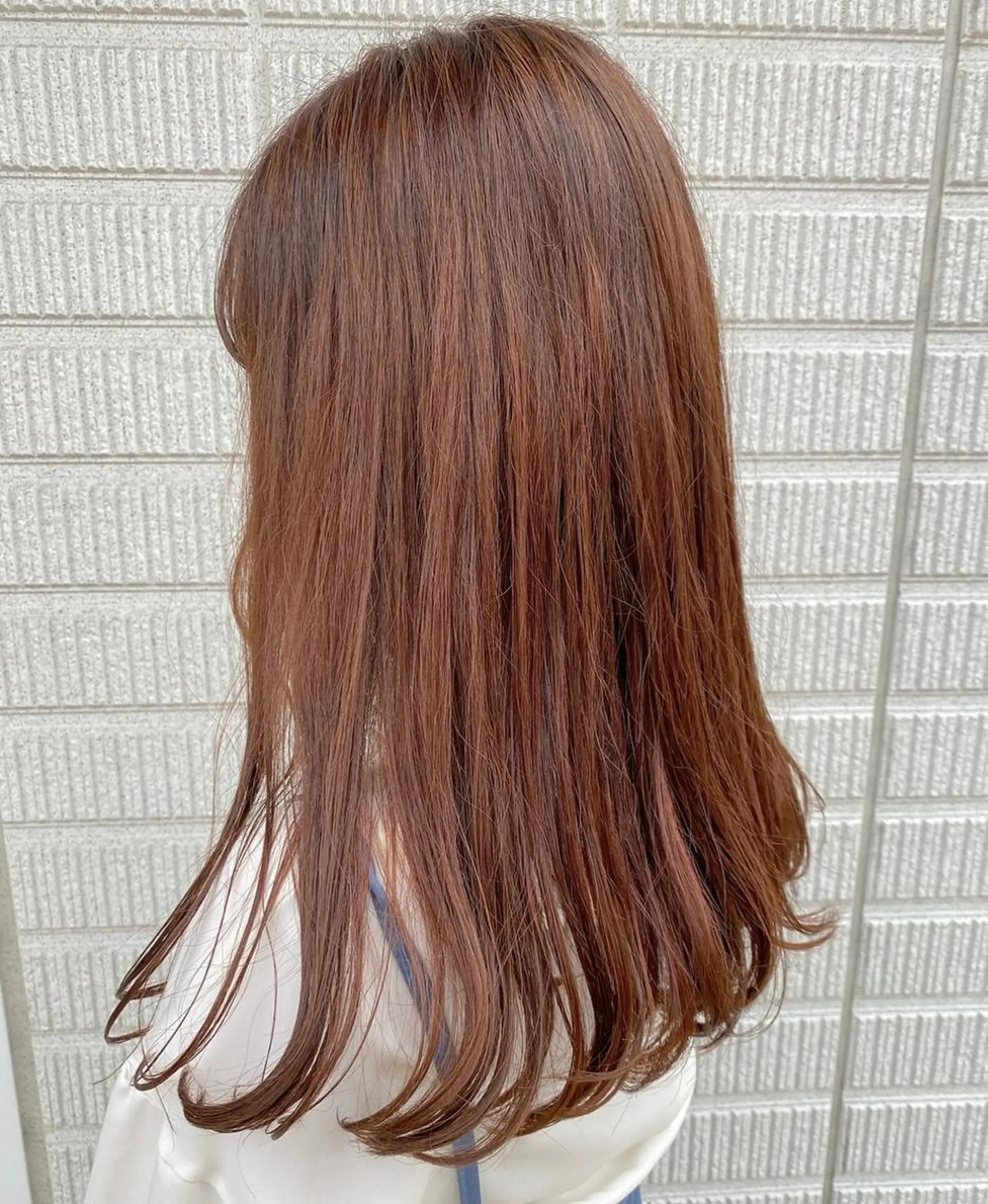 ロング カラー レッドカラー 🫧顔周りカット 🫧樫村優香のヘアスタイル