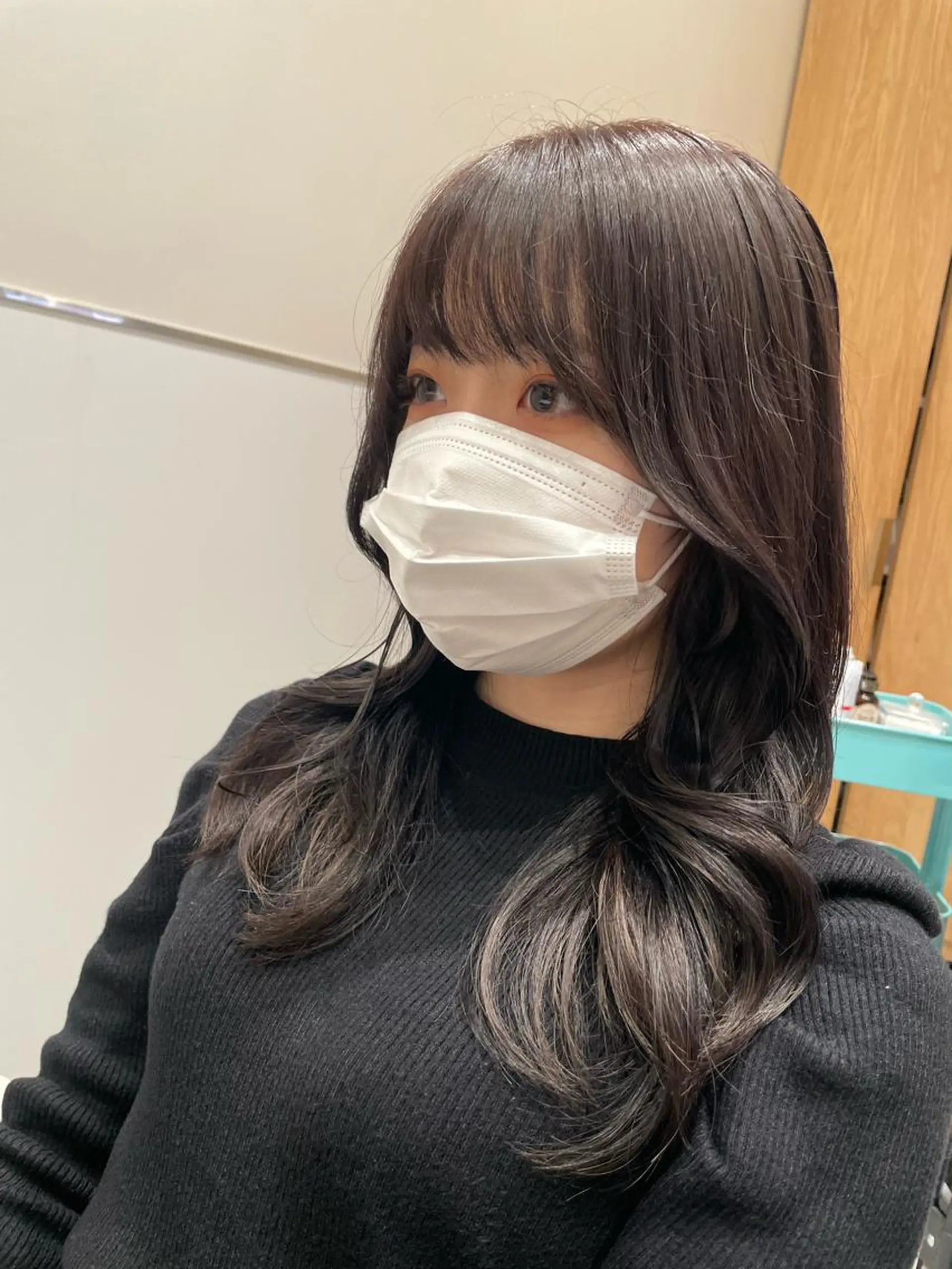 セミロング くびれショート/パー マ/🐬永井瑠栞🐬のヘアスタイル