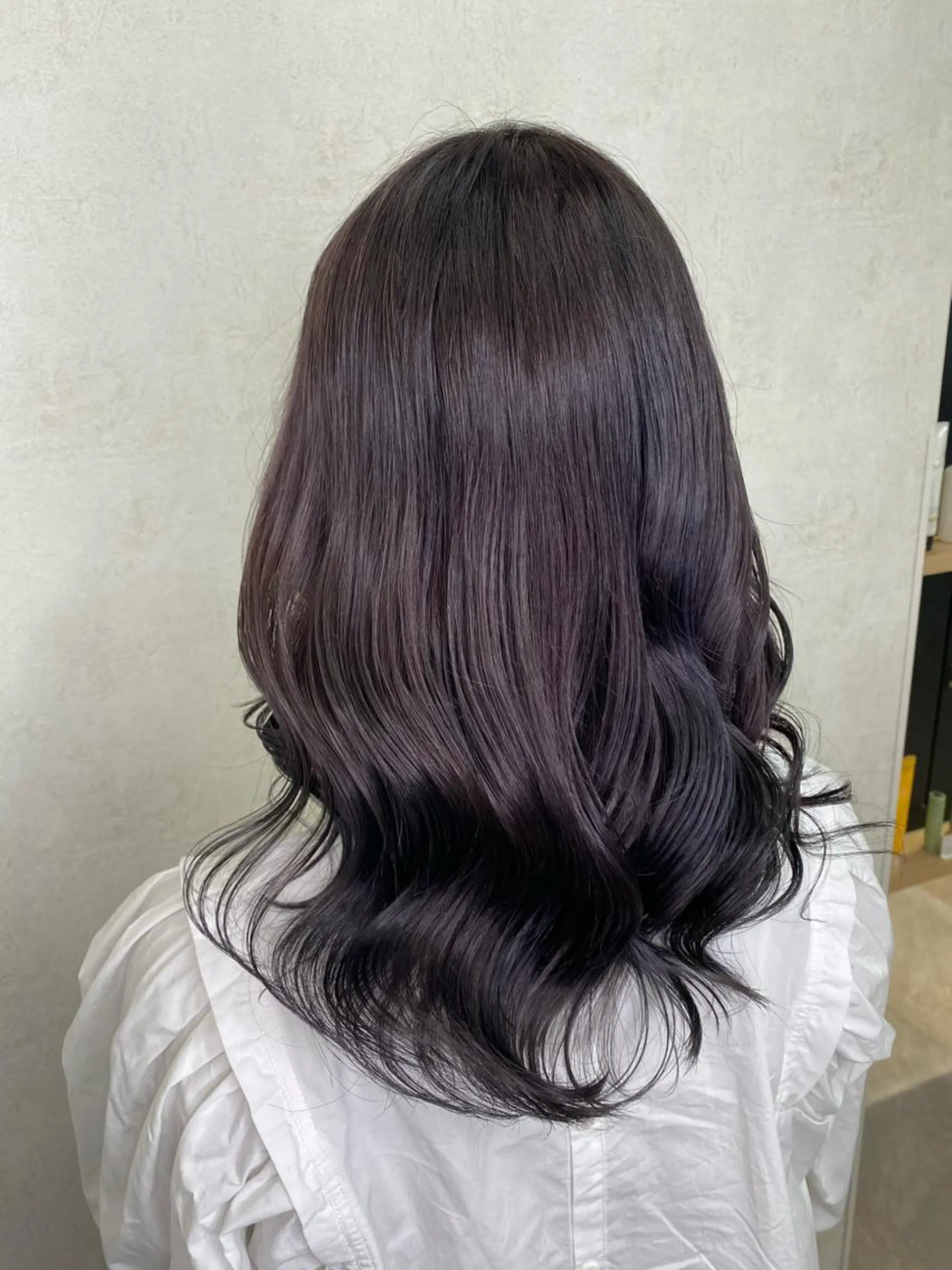 ロング 韓国風ヘア メンズ縮毛矯正 ニュアンスパーマのヘアスタイル