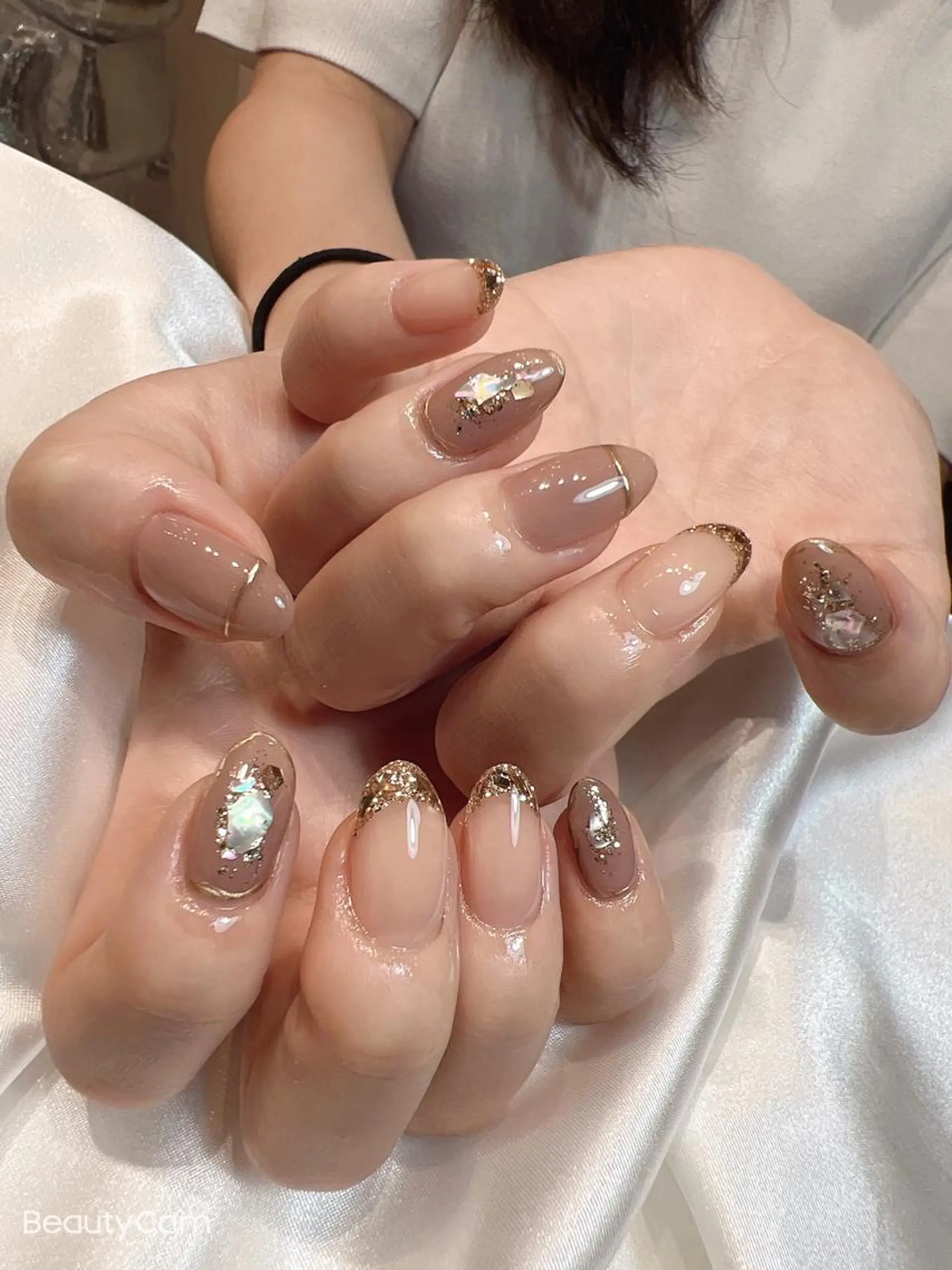ネイル 持ち込み ハンドネイル bijou nails所属・bijou nails 蓮のネイルデザイン