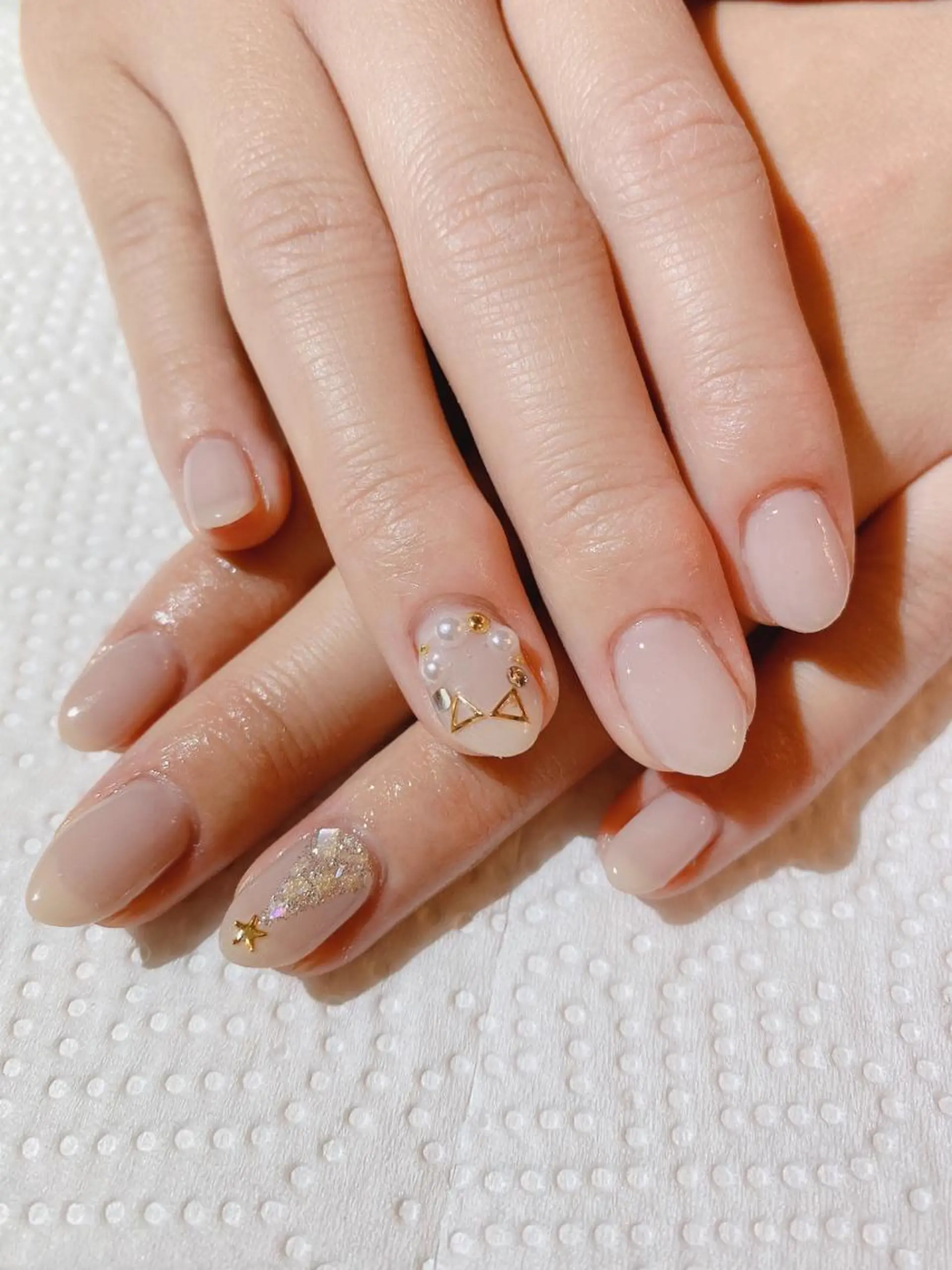ミディアム クリスマス shandy nail所属・shandy nailのネイルデザイン